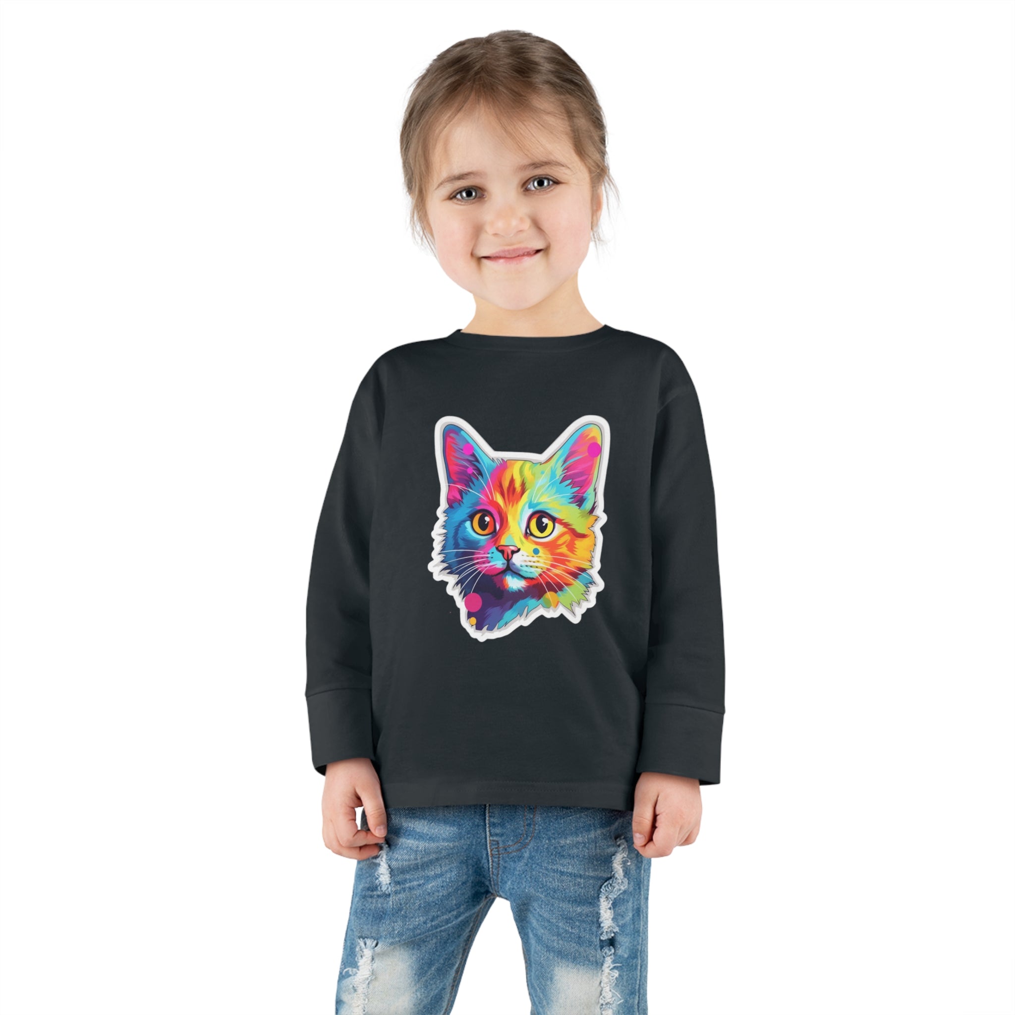 Toddler Long Sleeve Tee - Kittens 09