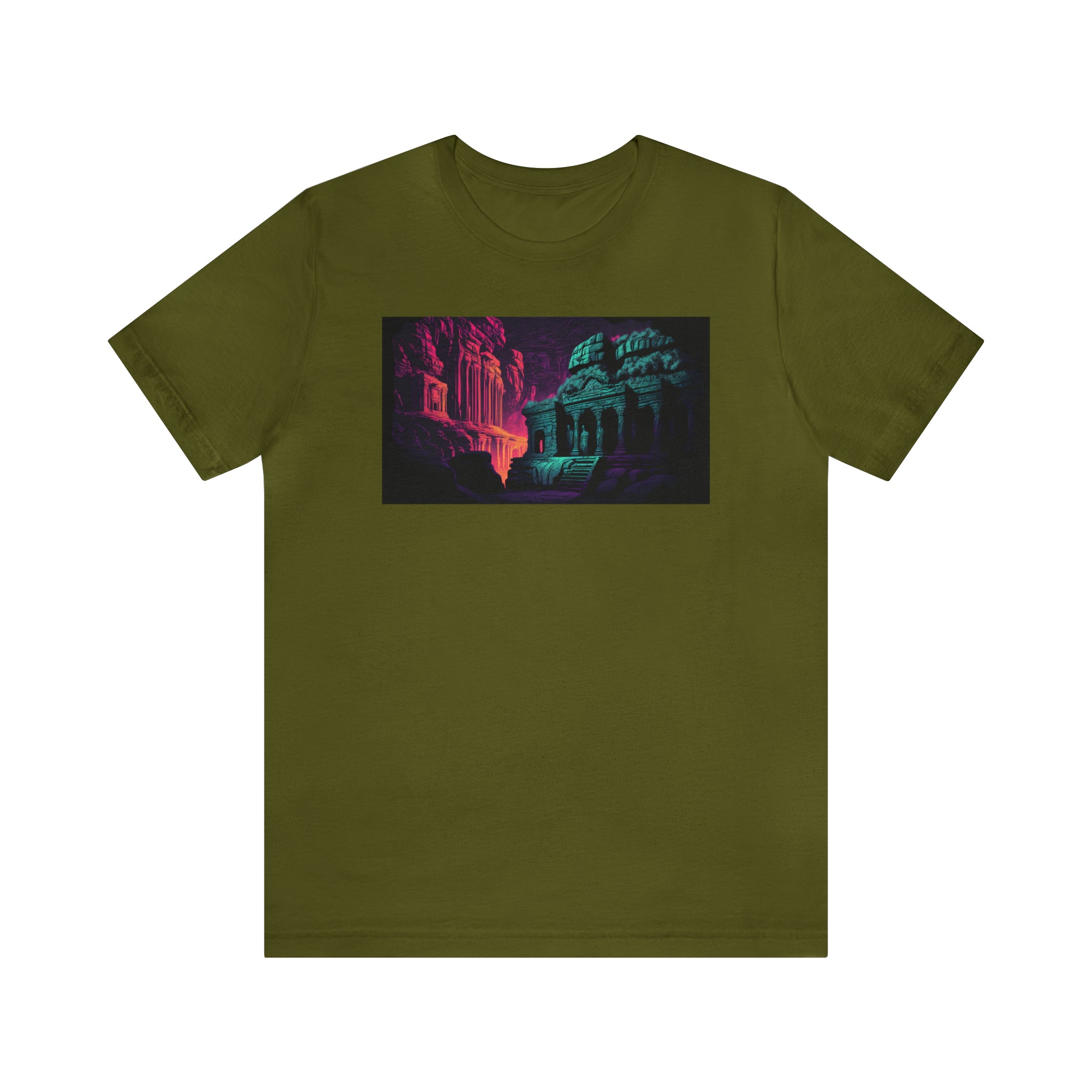 Unisex Jersey Short Sleeve Tee - Ellora Caves, India