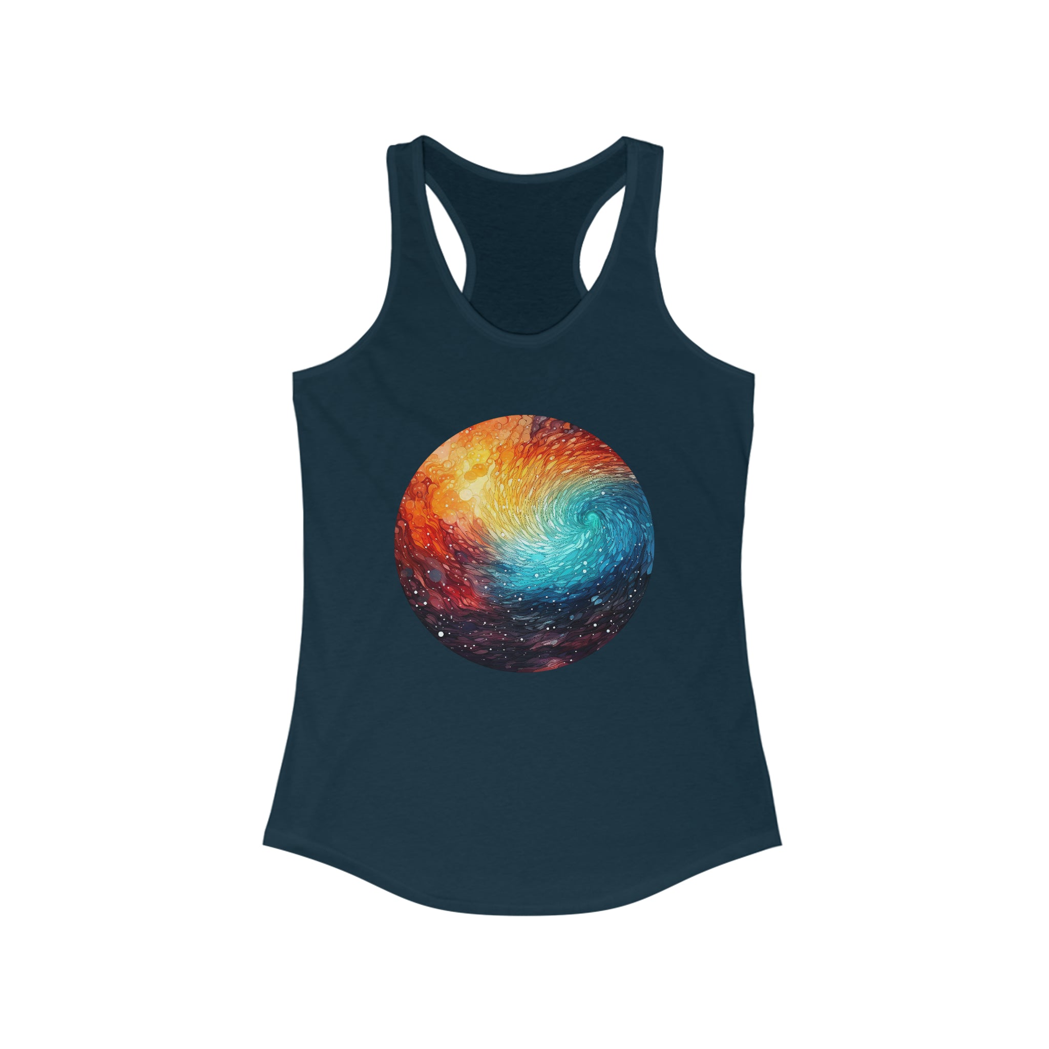 Women's Ideal Racerback Tank - Pointillism Designs 20