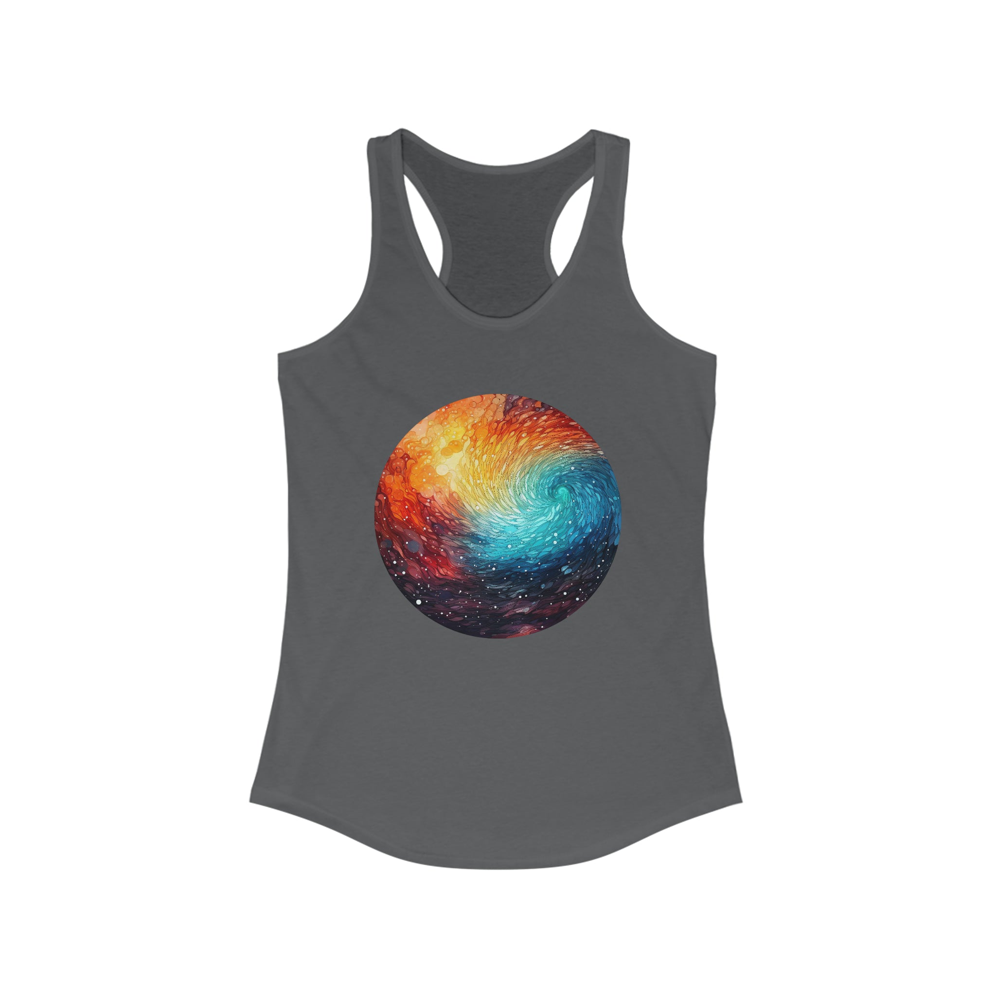 Women's Ideal Racerback Tank - Pointillism Designs 20