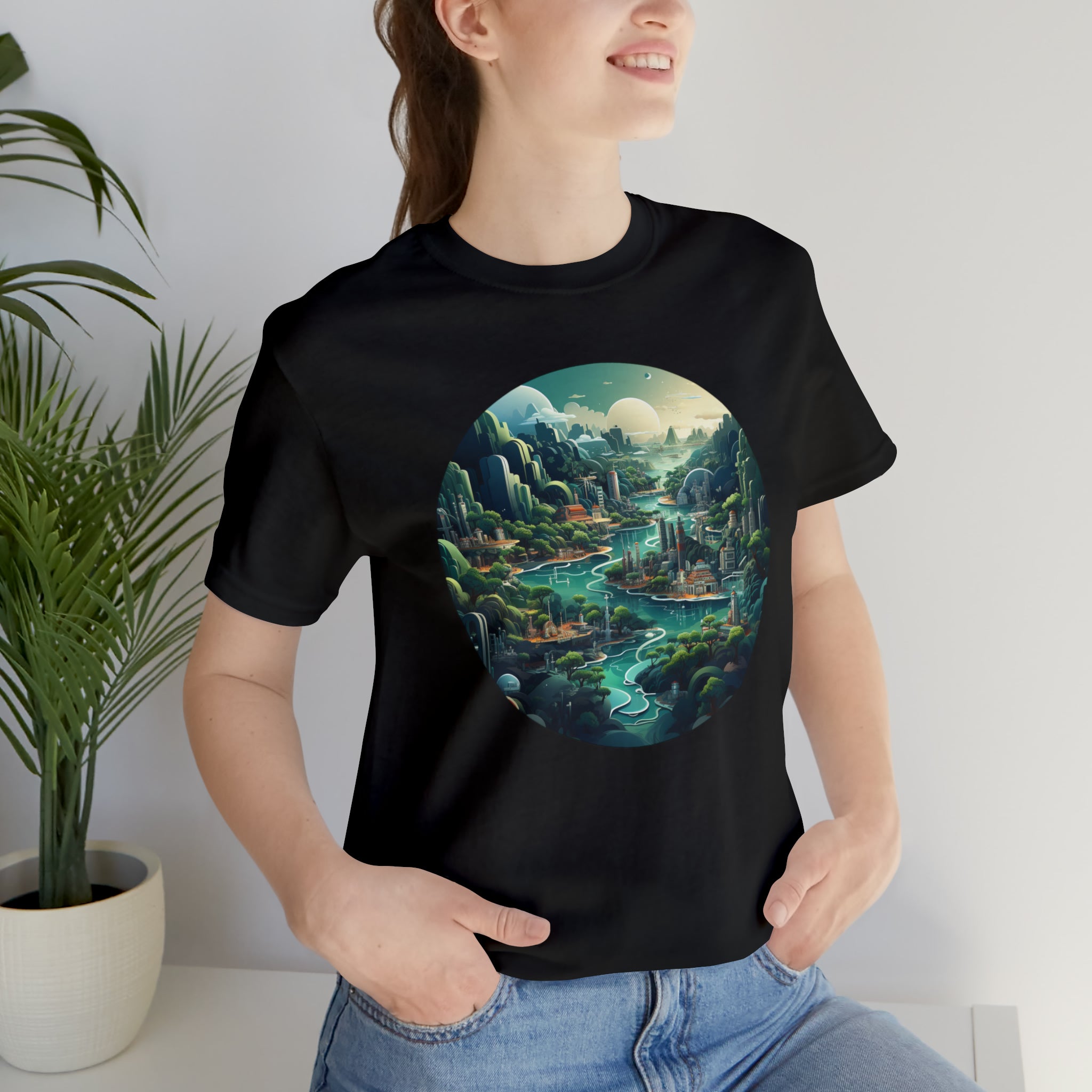 Unisex Jersey Short Sleeve Tee - Isometric Designs 04