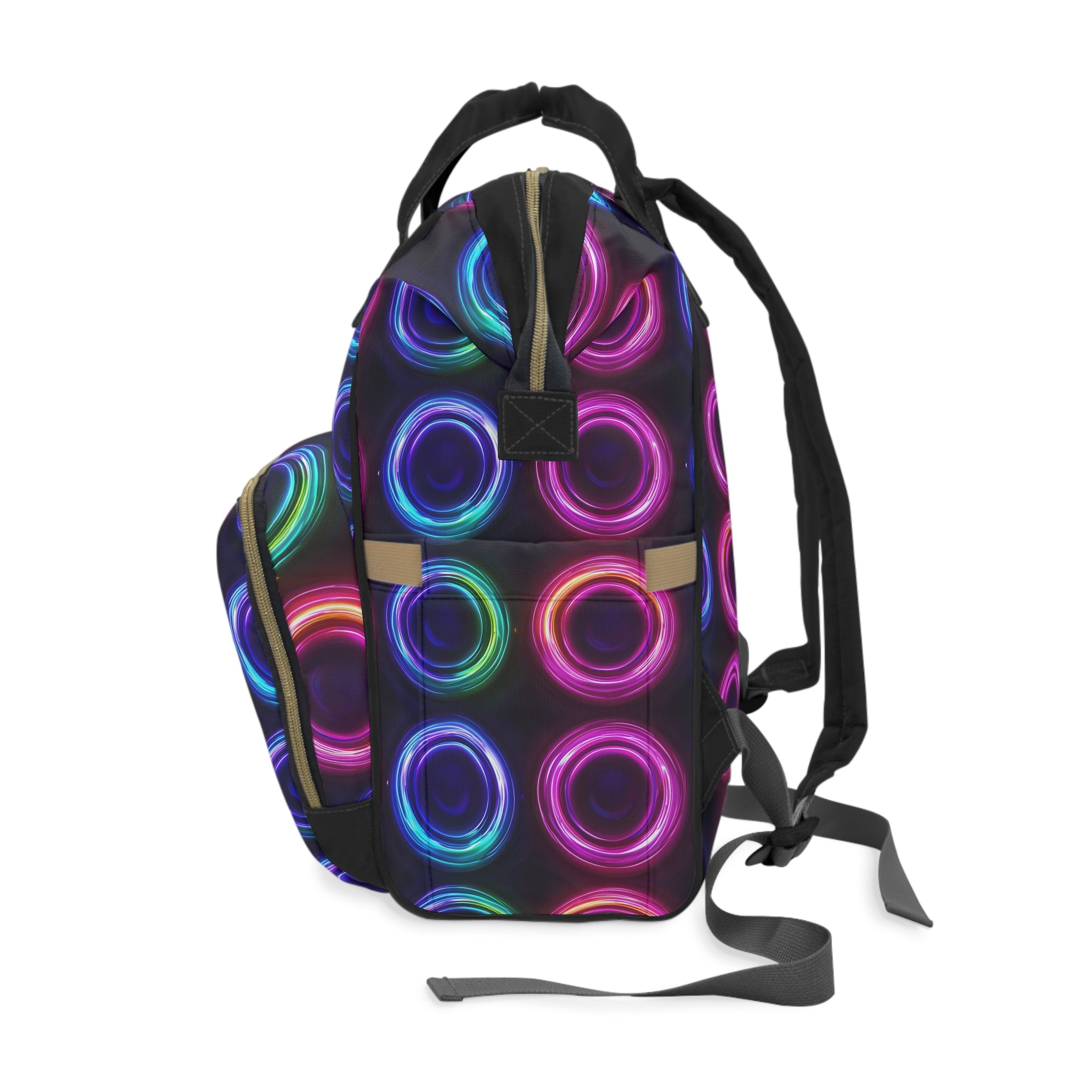 Multifunctional Diaper Backpack (AOP) - Abstract Designs 05