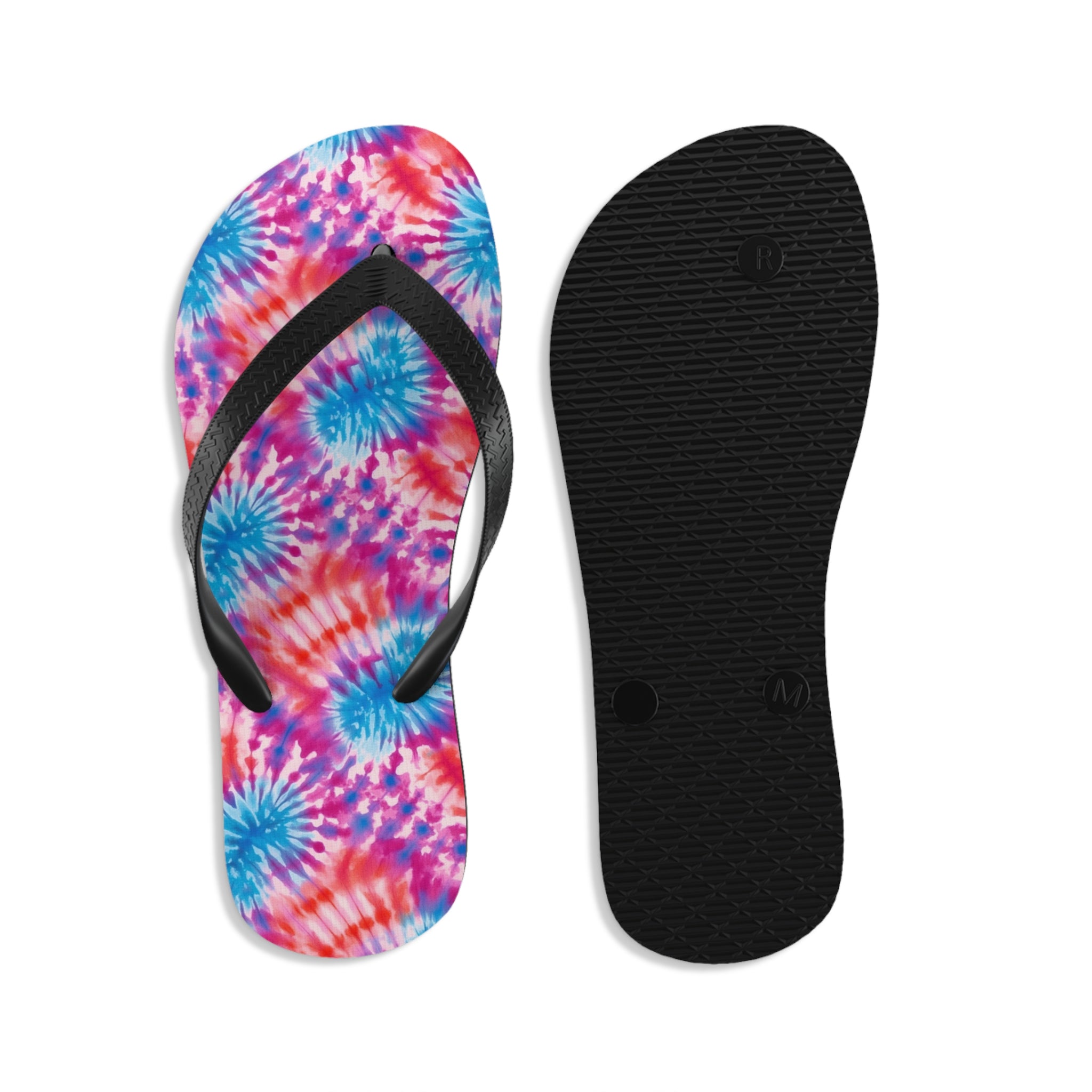 Unisex Flip-Flops (AOP) - Tie Dye Designs 04