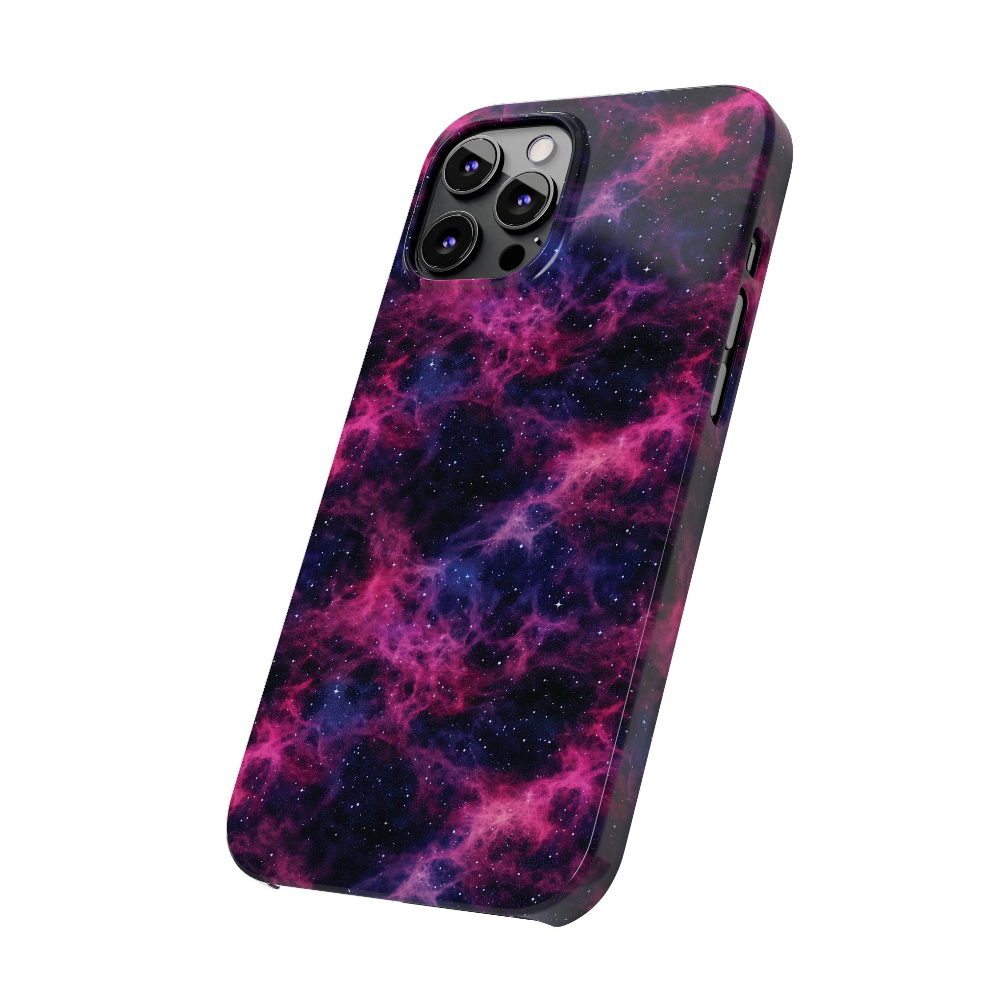 Slim Phone Cases (AOP) - Seamless Fantasy Galaxies 02