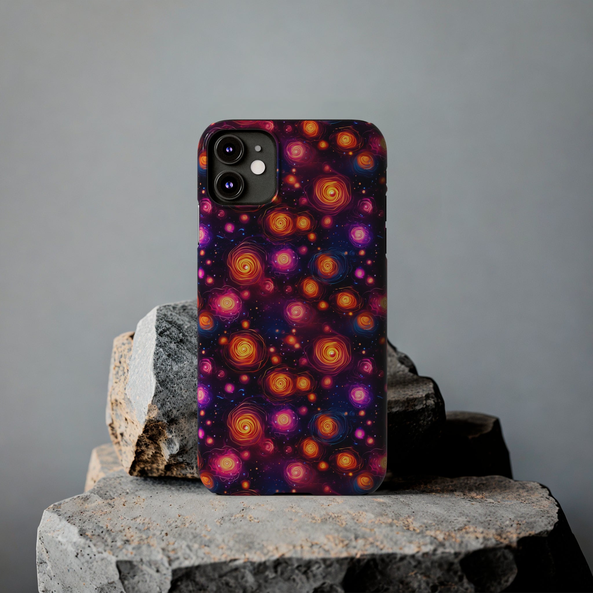 Slim Phone Cases (AOP) - Seamless Fantasy Galaxies 11