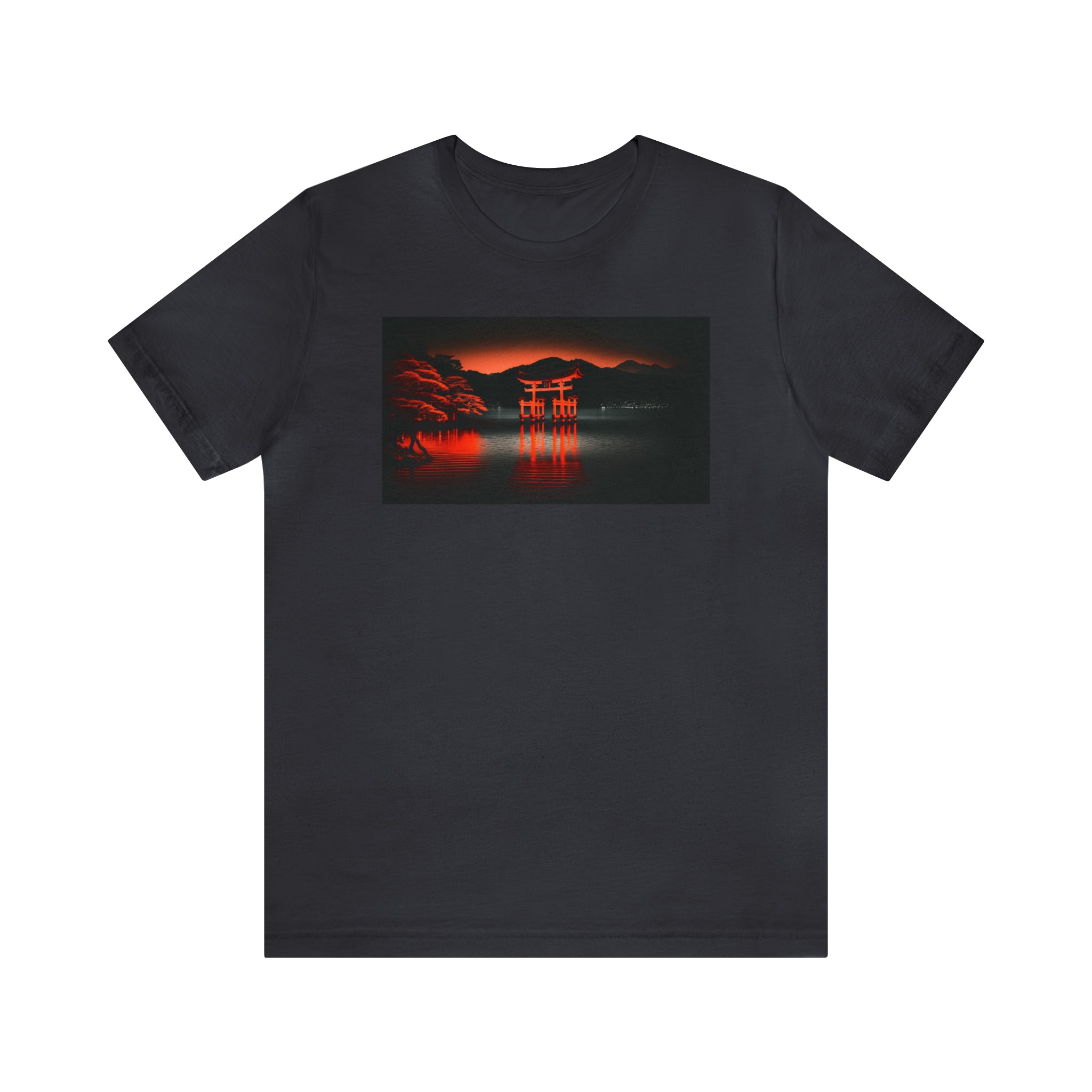 Unisex Jersey Short Sleeve Tee - Itsukushima Shrine, Japan