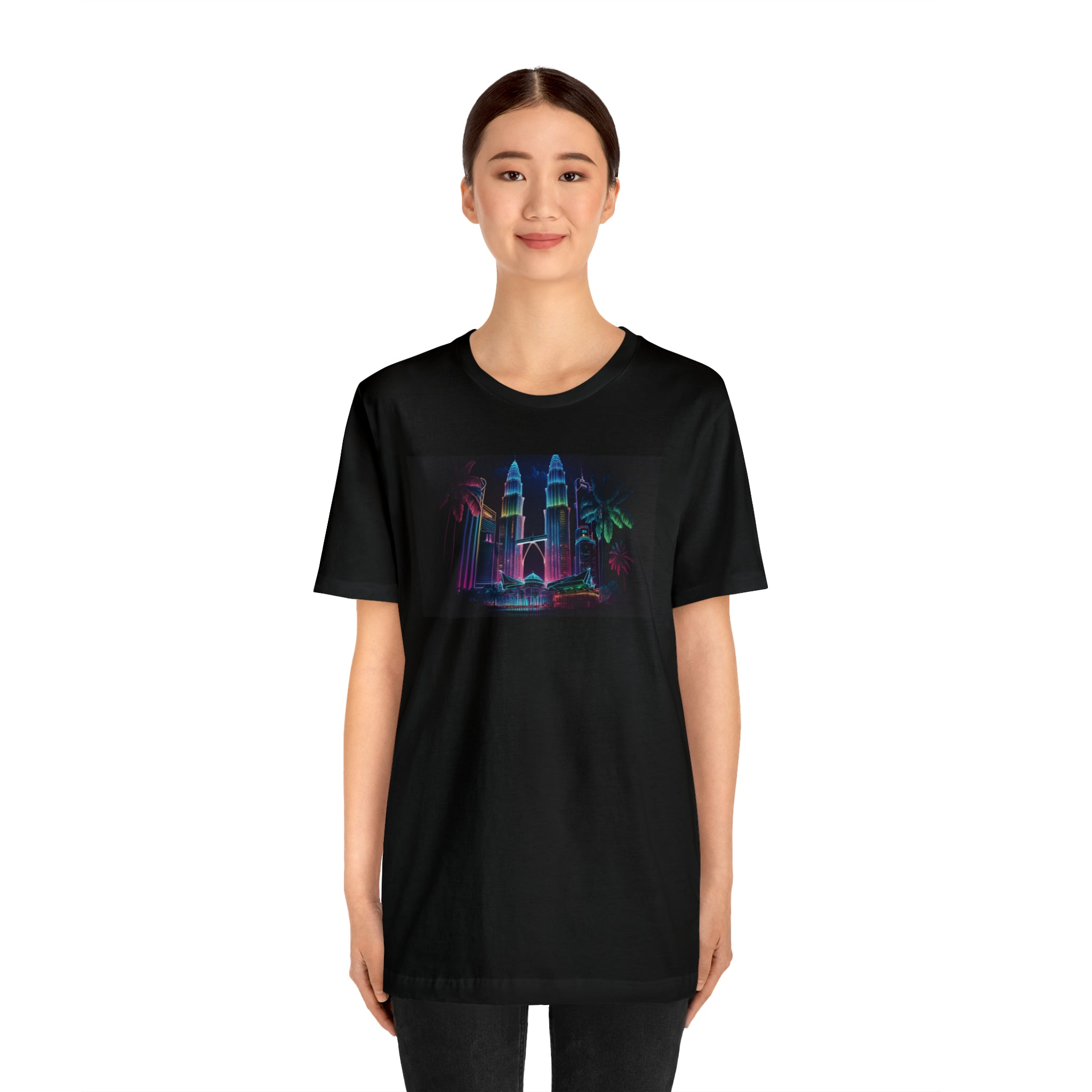 Unisex Jersey Short Sleeve Tee - Petronas Towers, Malaysia