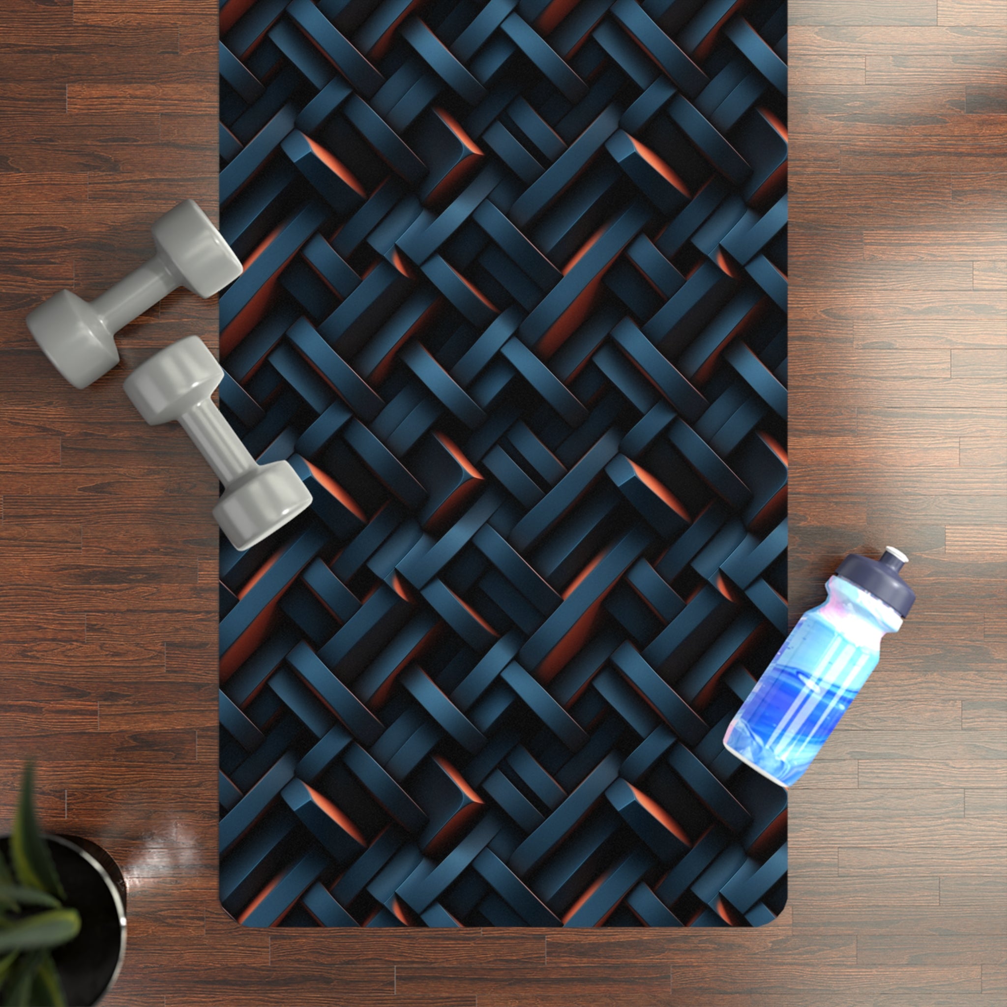 Rubber Yoga Mat (AOP) - Serenity Designs 08