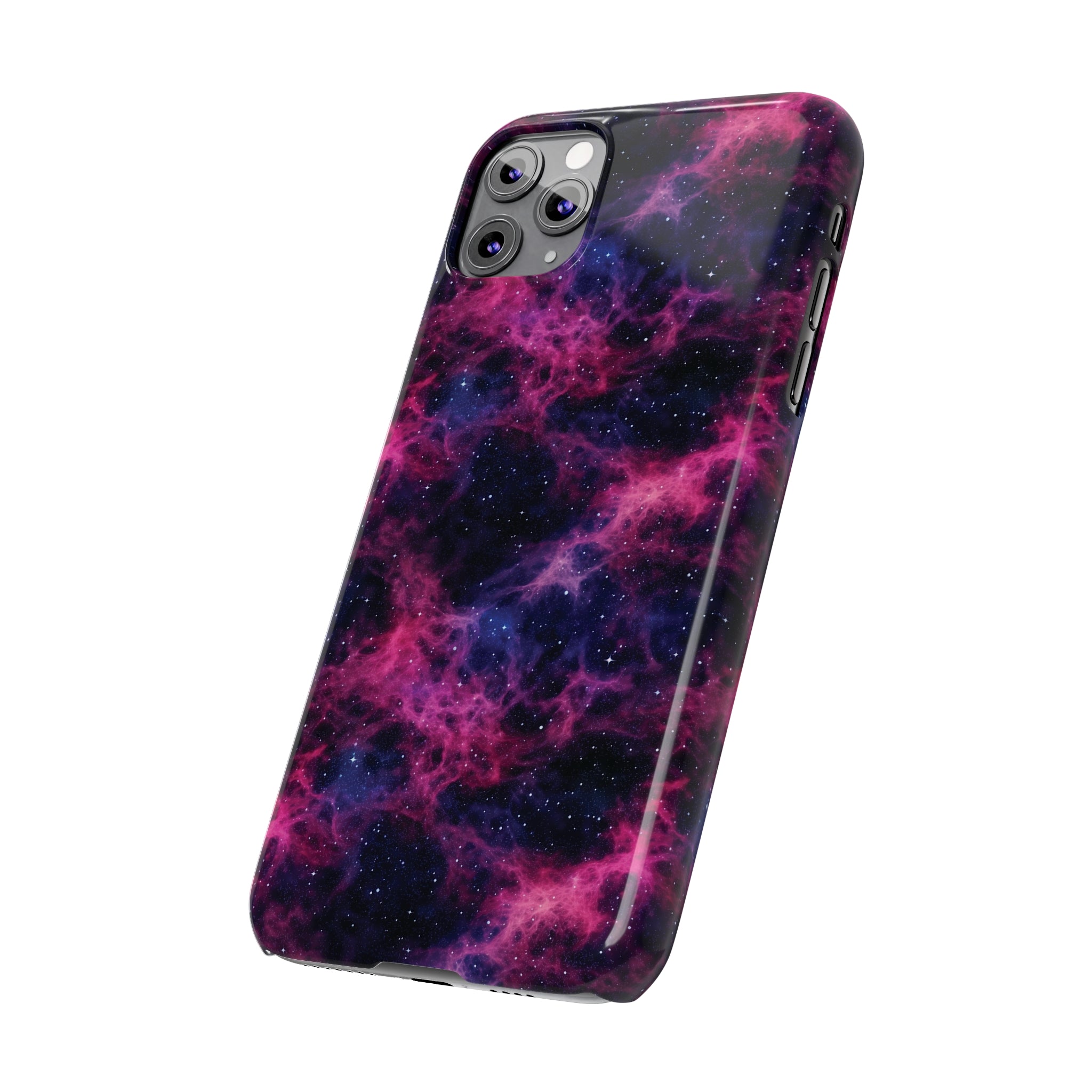 Slim Phone Cases (AOP) - Seamless Fantasy Galaxies 02