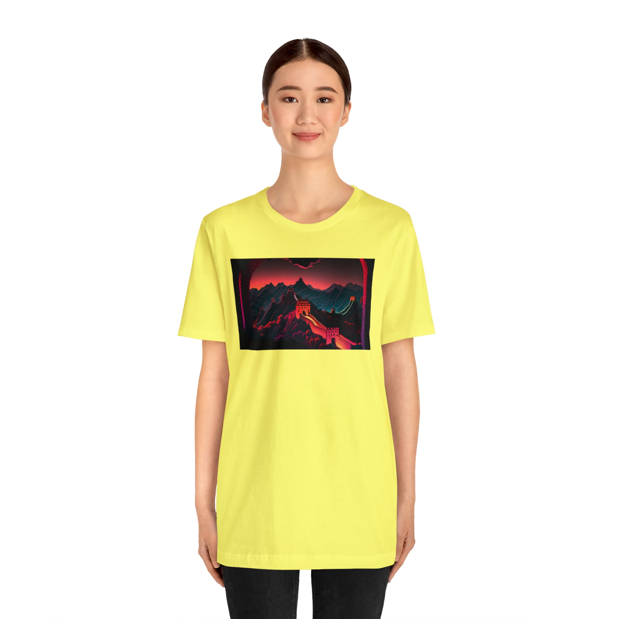 Unisex Jersey Short Sleeve Tee - Great Wall of China, China