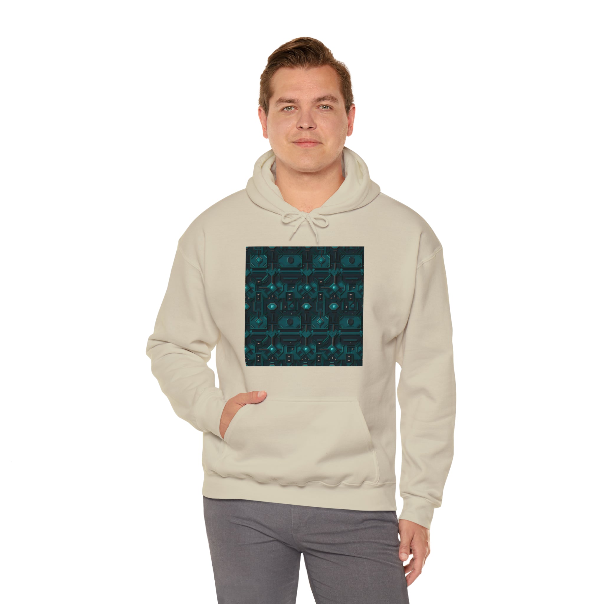 Unisex Heavy Blend™ Hooded Sweatshirt - Abstract Neon Designs 10