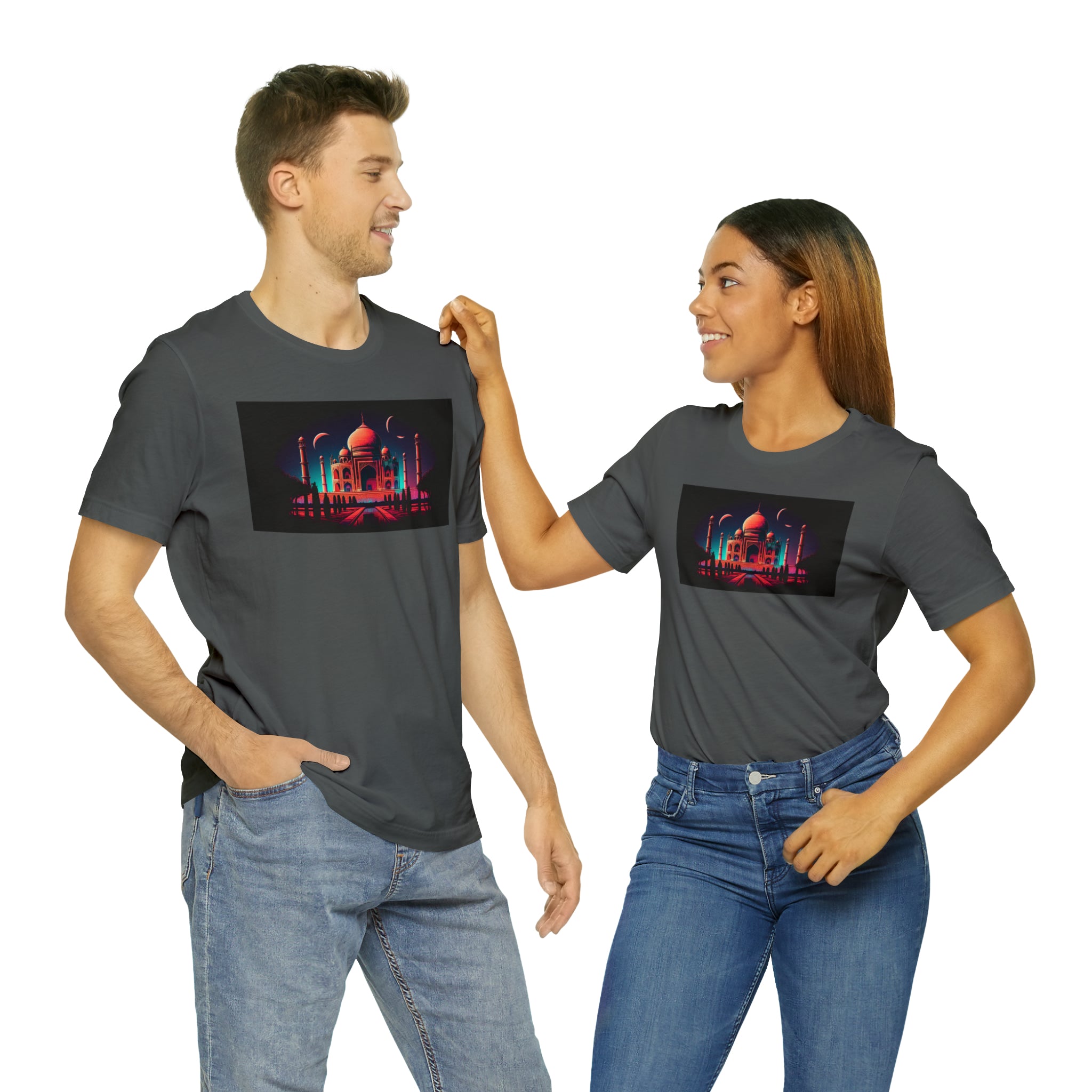 Unisex Jersey Short Sleeve Tee - Taj Mahal, Agra, India