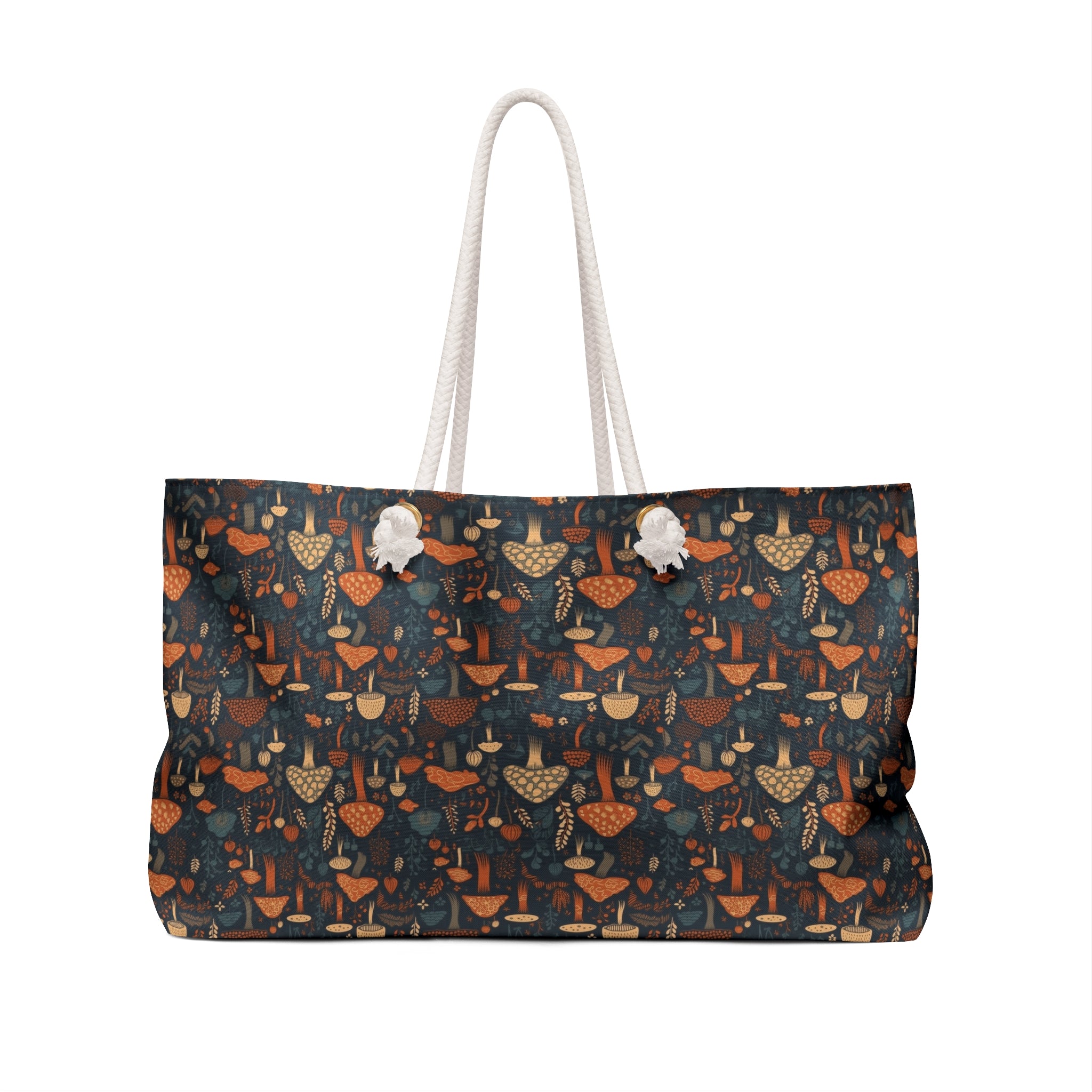 Weekender Bag (AOP) - Seamless Mushroom Designs 06