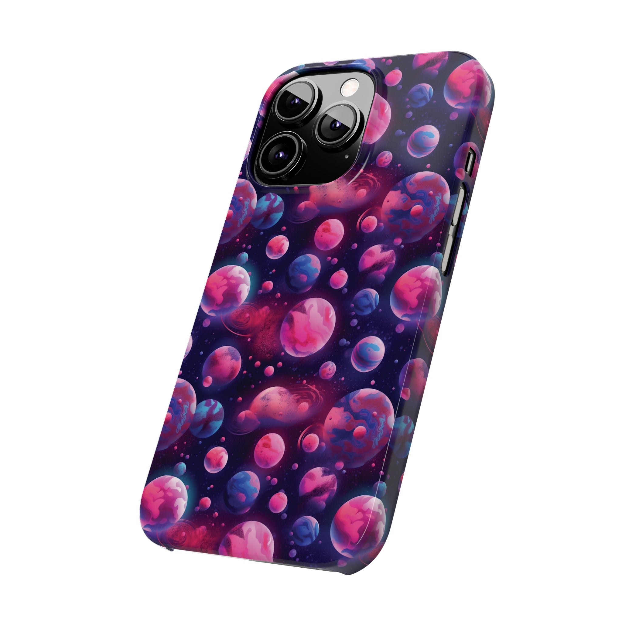 Slim Phone Cases (AOP) - Seamless Fantasy Galaxies 09