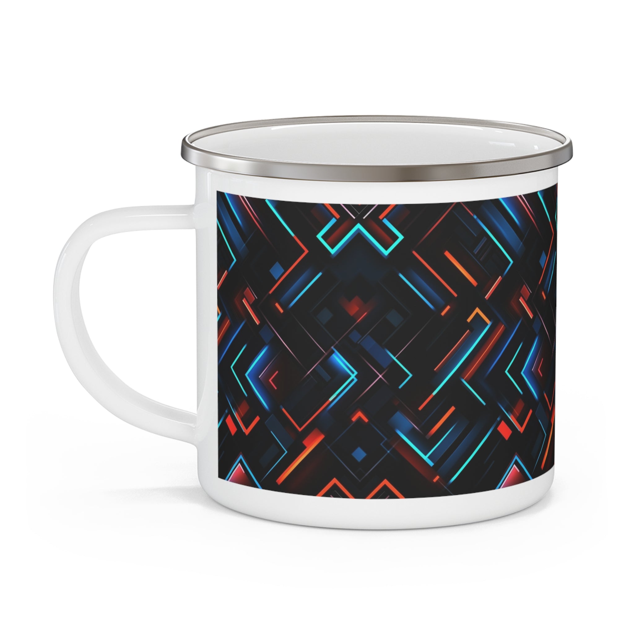 Enamel Camping Mug - Seamless Designs 10