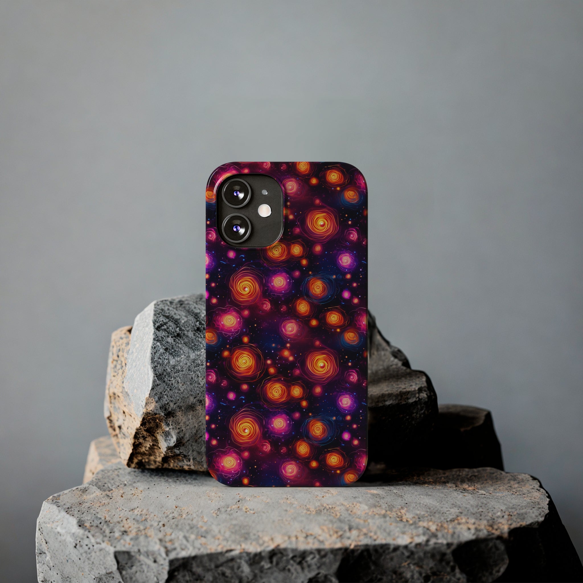 Slim Phone Cases (AOP) - Seamless Fantasy Galaxies 11