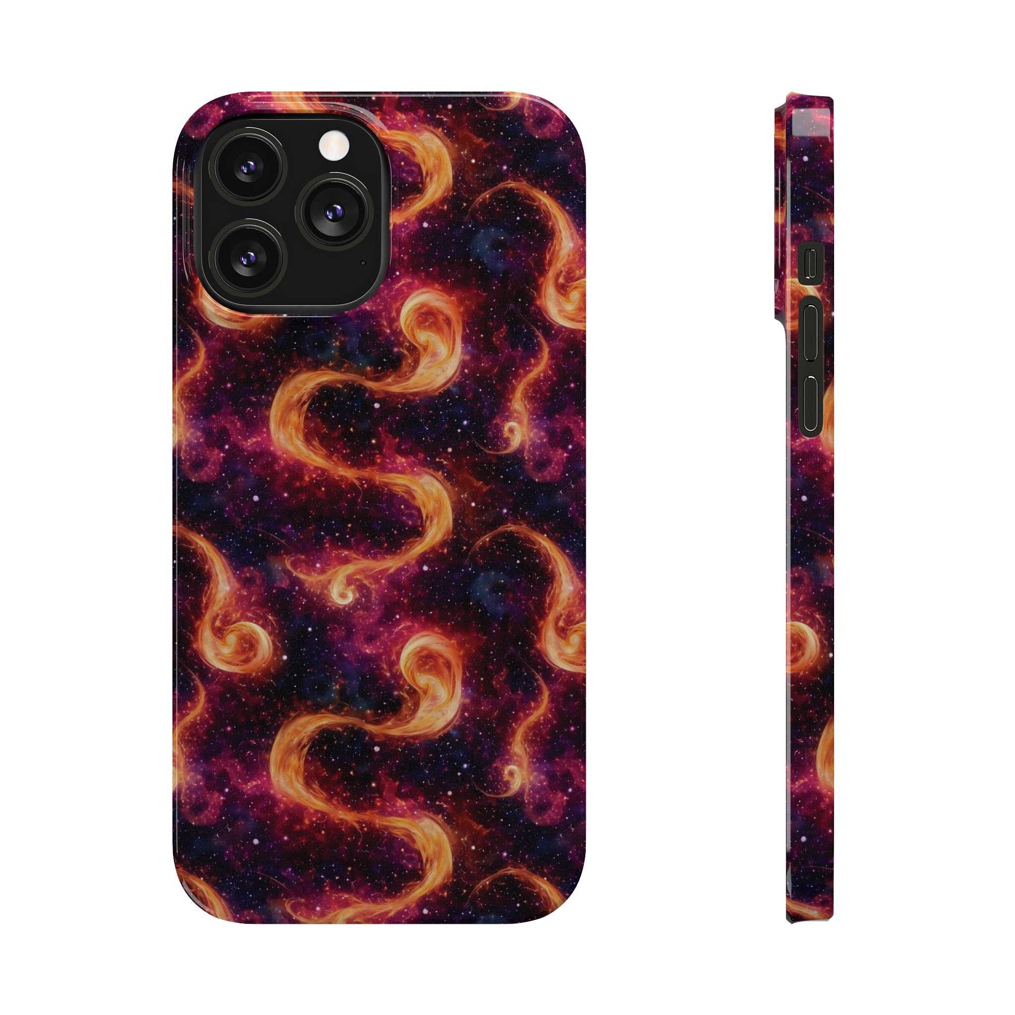 Slim Phone Cases (AOP) - Seamless Fantasy Galaxies 03