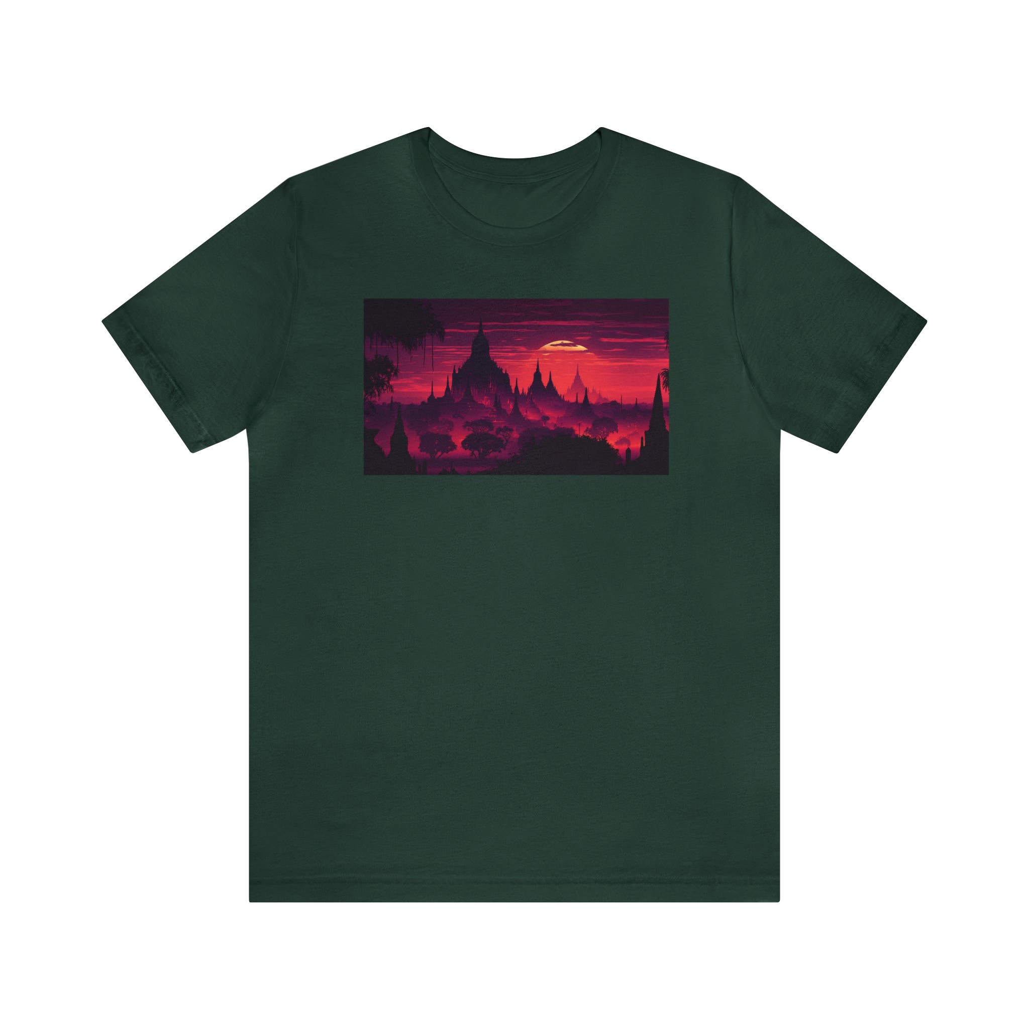 Unisex Jersey Short Sleeve Tee - Bagan, Myanmar