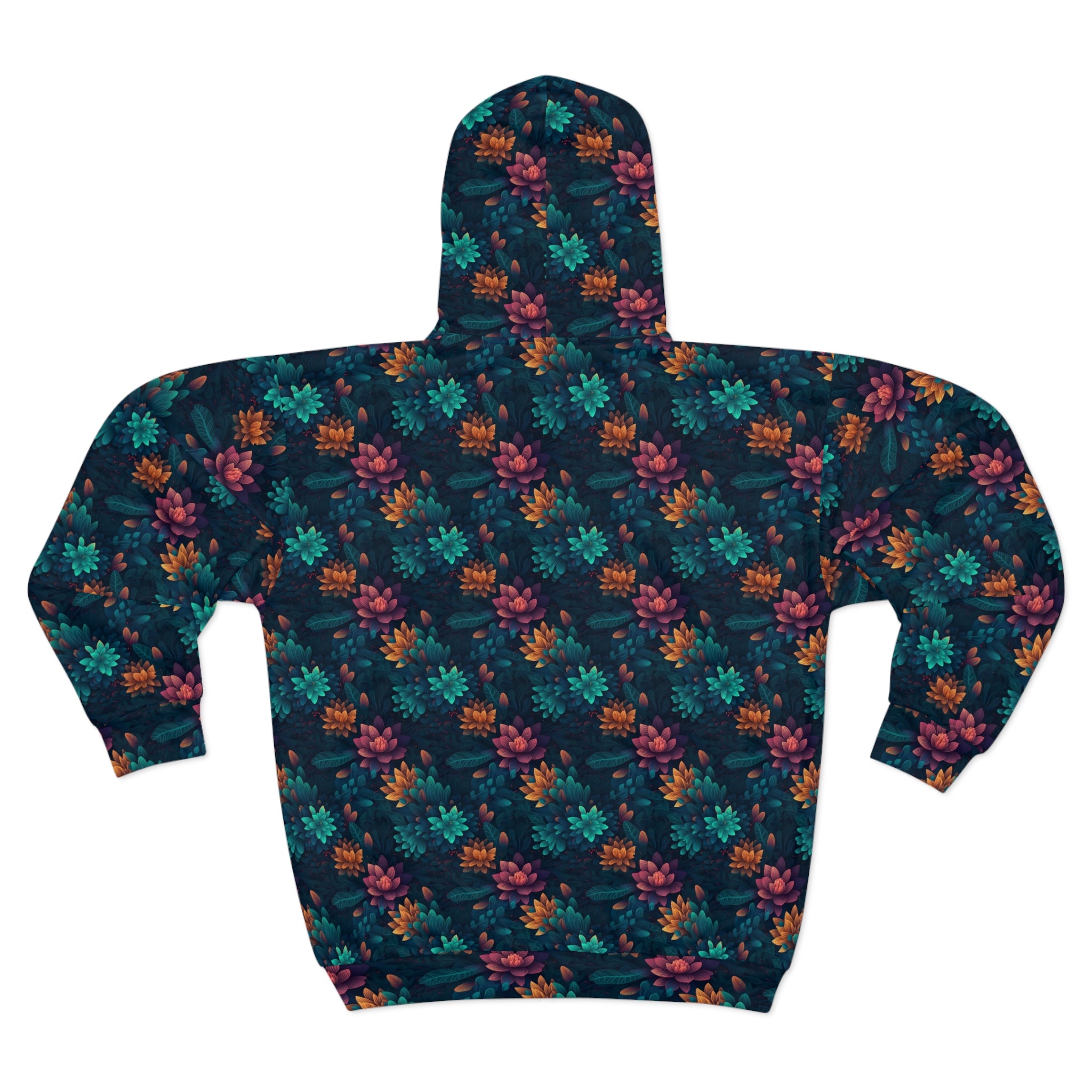 Unisex Zip Hoodie (AOP) - Vibrant Designs 10