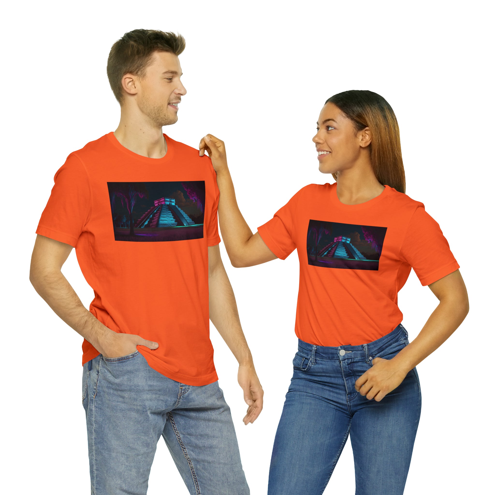 Unisex Jersey Short Sleeve Tee - Chichen Itza, Mexico