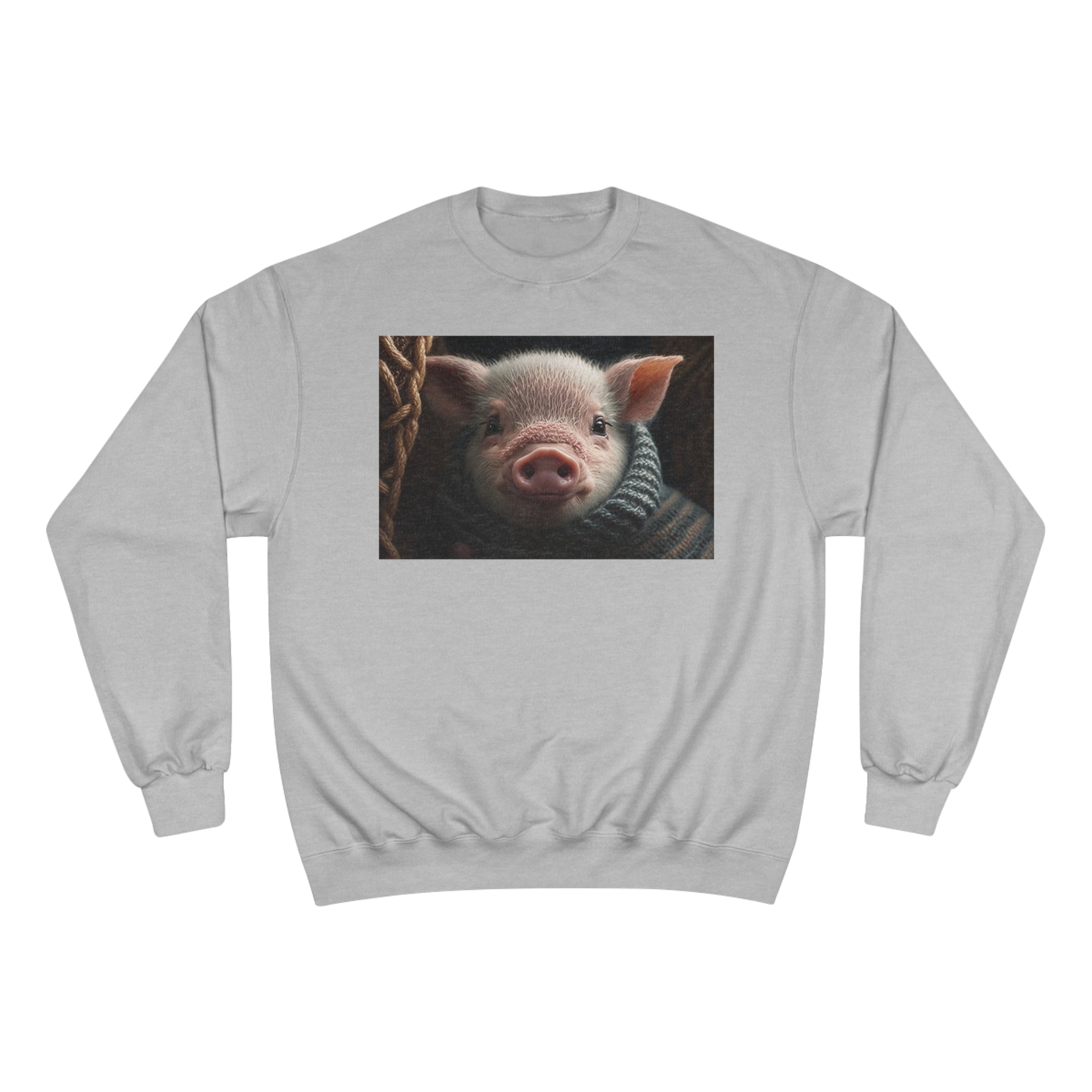 Champion Sweatshirt - Knit Animals, Piglet