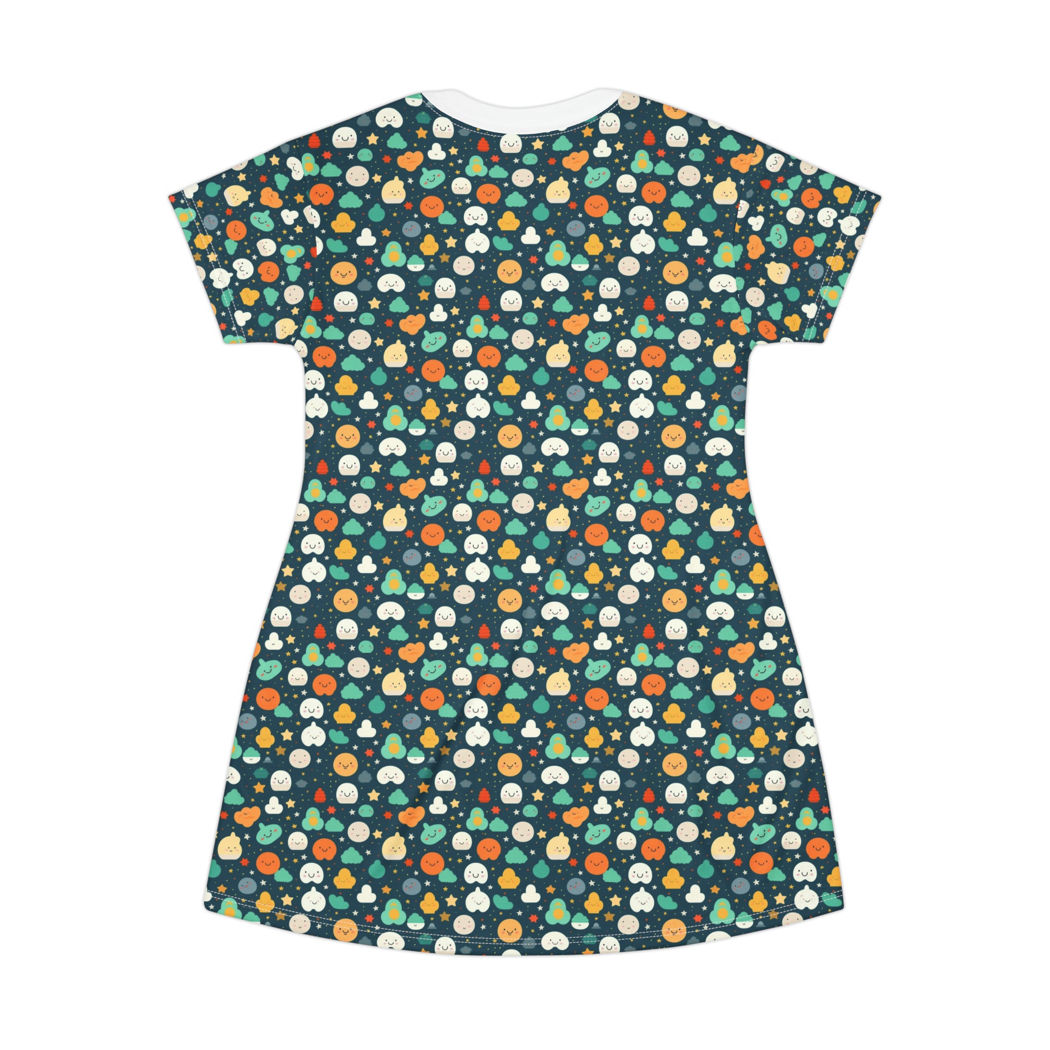 T-Shirt Dress (AOP) - Adorable Seamless Design 04