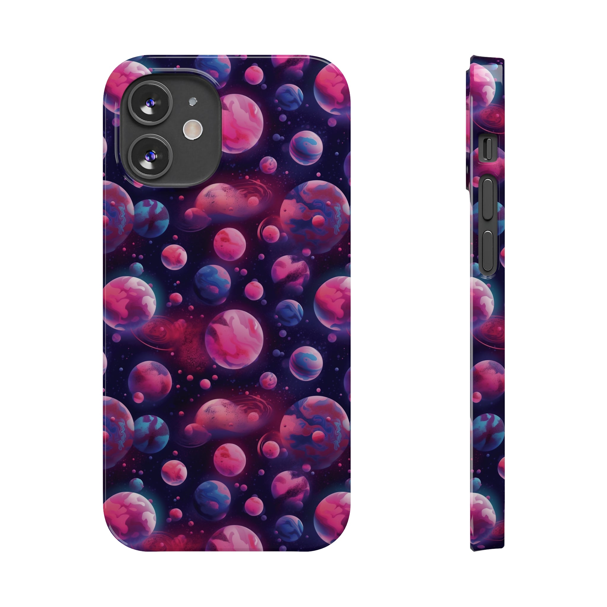 Slim Phone Cases (AOP) - Seamless Fantasy Galaxies 09