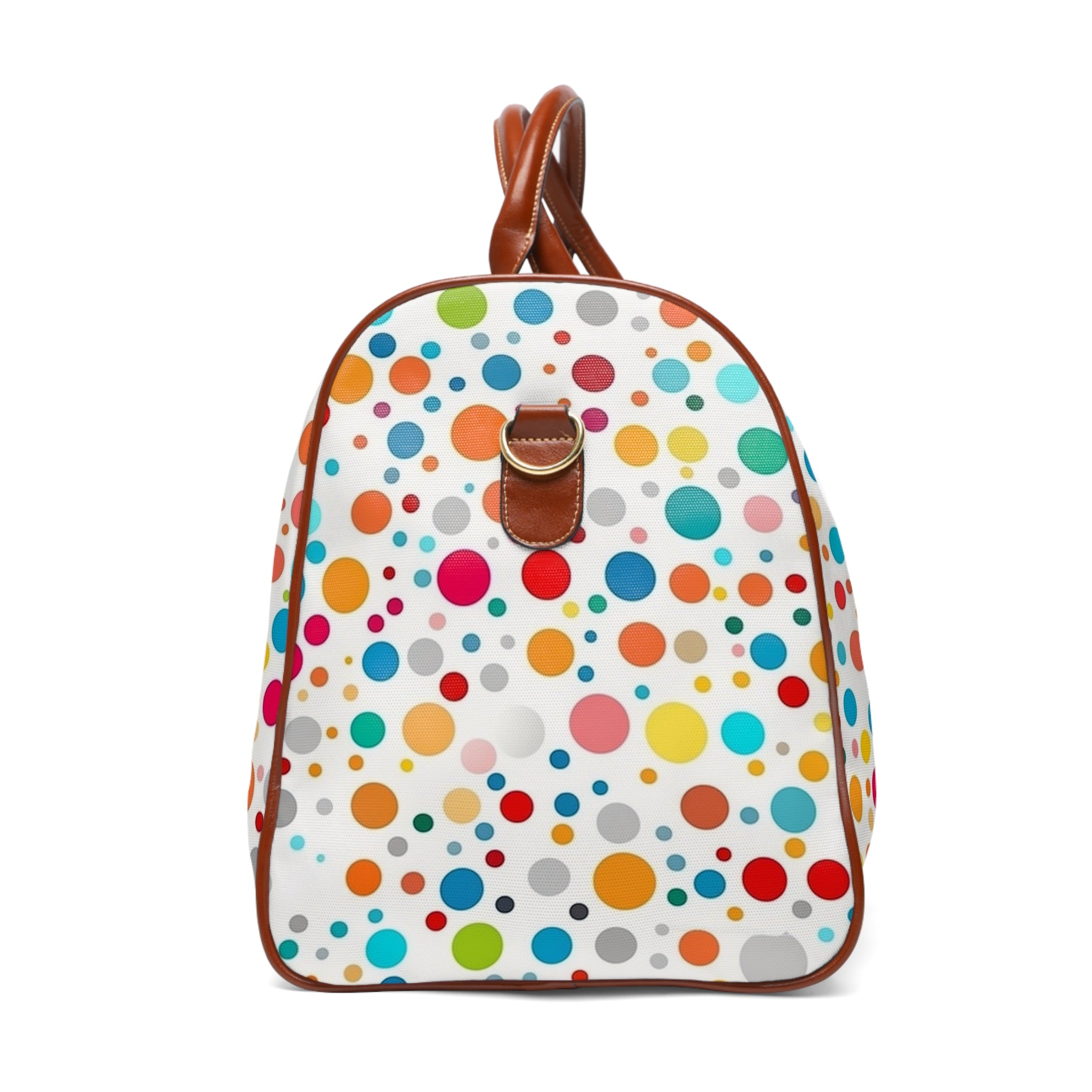 Waterproof Travel Bag (AOP) - Polka Dots Design 03