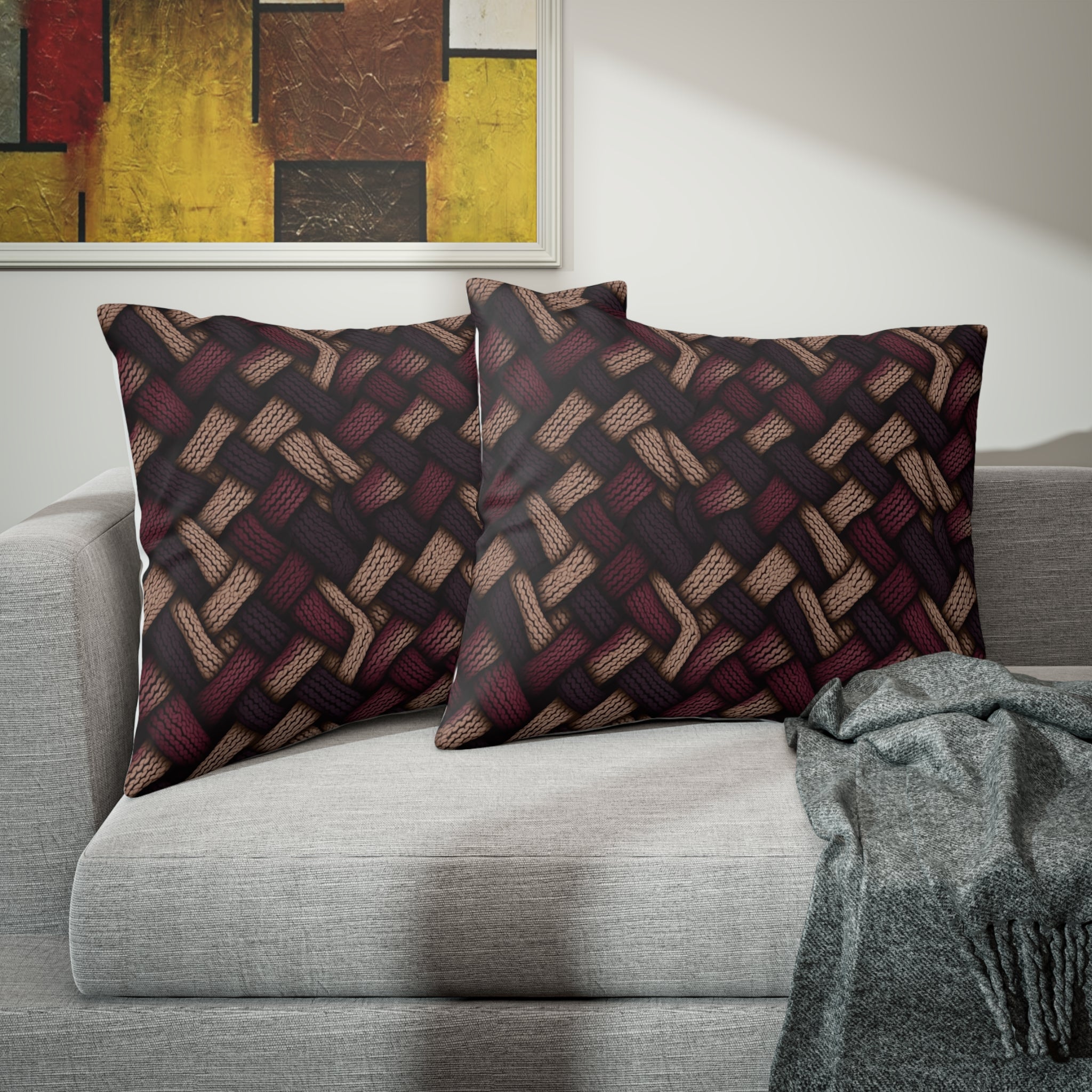 Pillow Sham (AOP) - Seamless Knit Art Designs 05