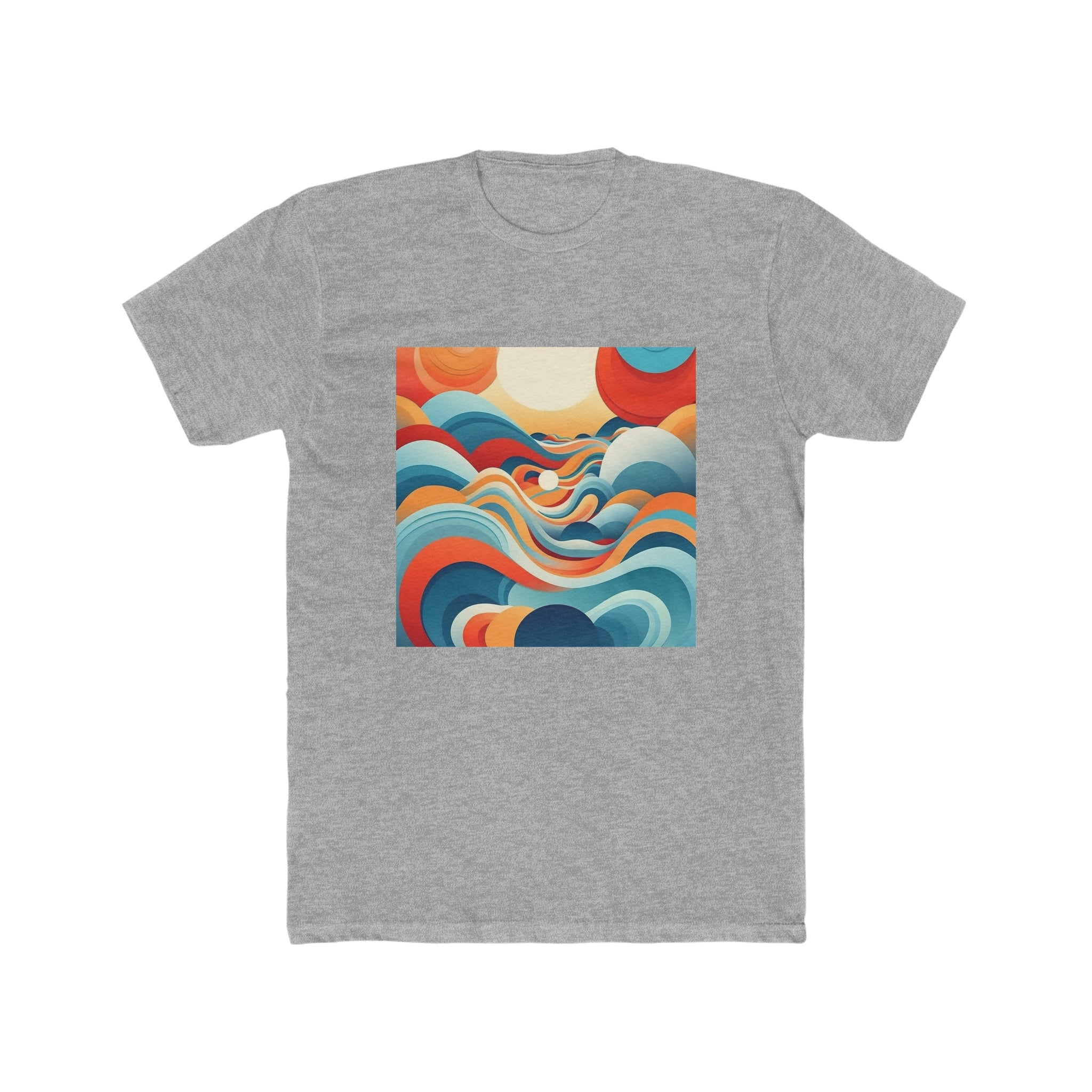 Men's Cotton Crew Tee - Vector Art Design 09