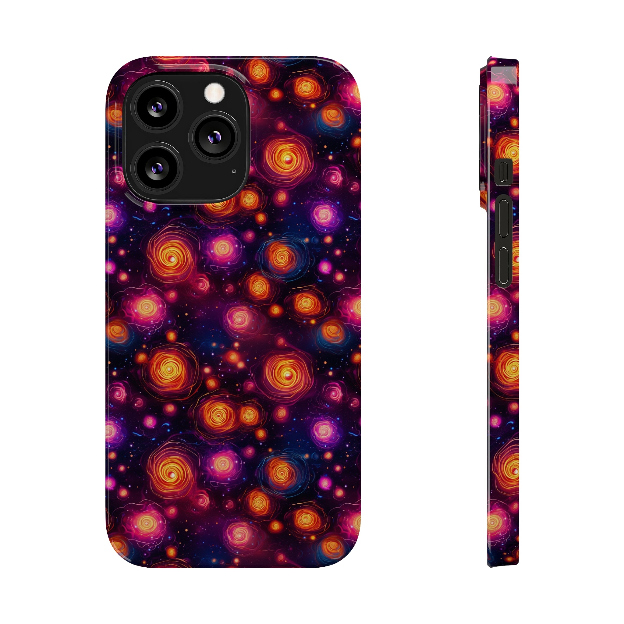 Slim Phone Cases (AOP) - Seamless Fantasy Galaxies 11