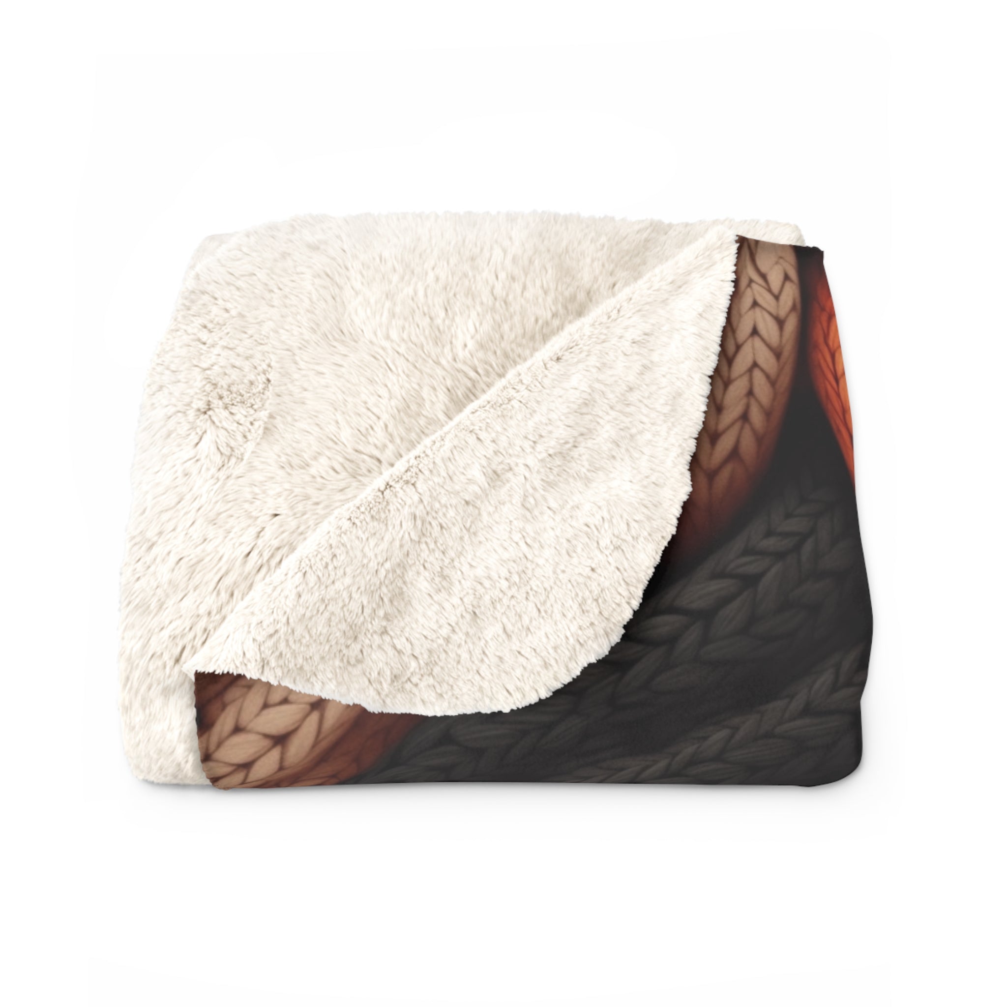 Sherpa Fleece Blanket (AOP) - Seamless Designs 07