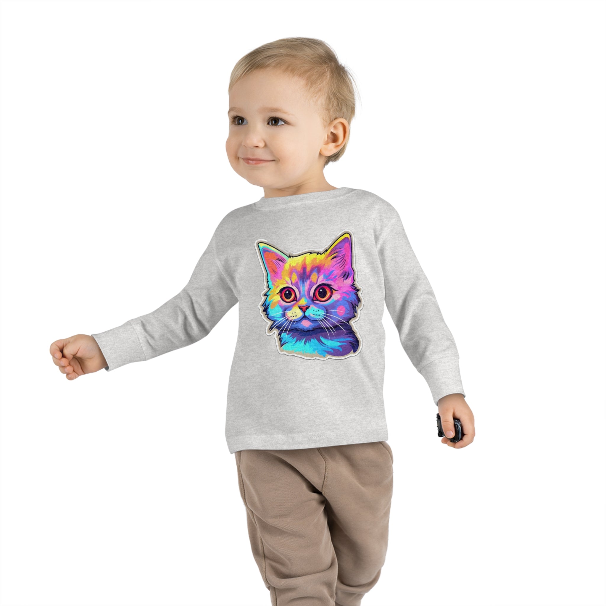 Toddler Long Sleeve Tee - Kittens 03