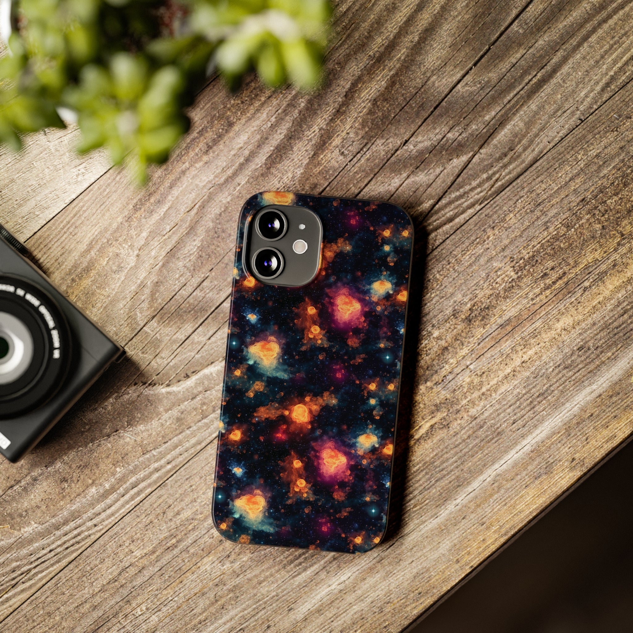 Slim Phone Cases (AOP) - Seamless Fantasy Galaxies 07