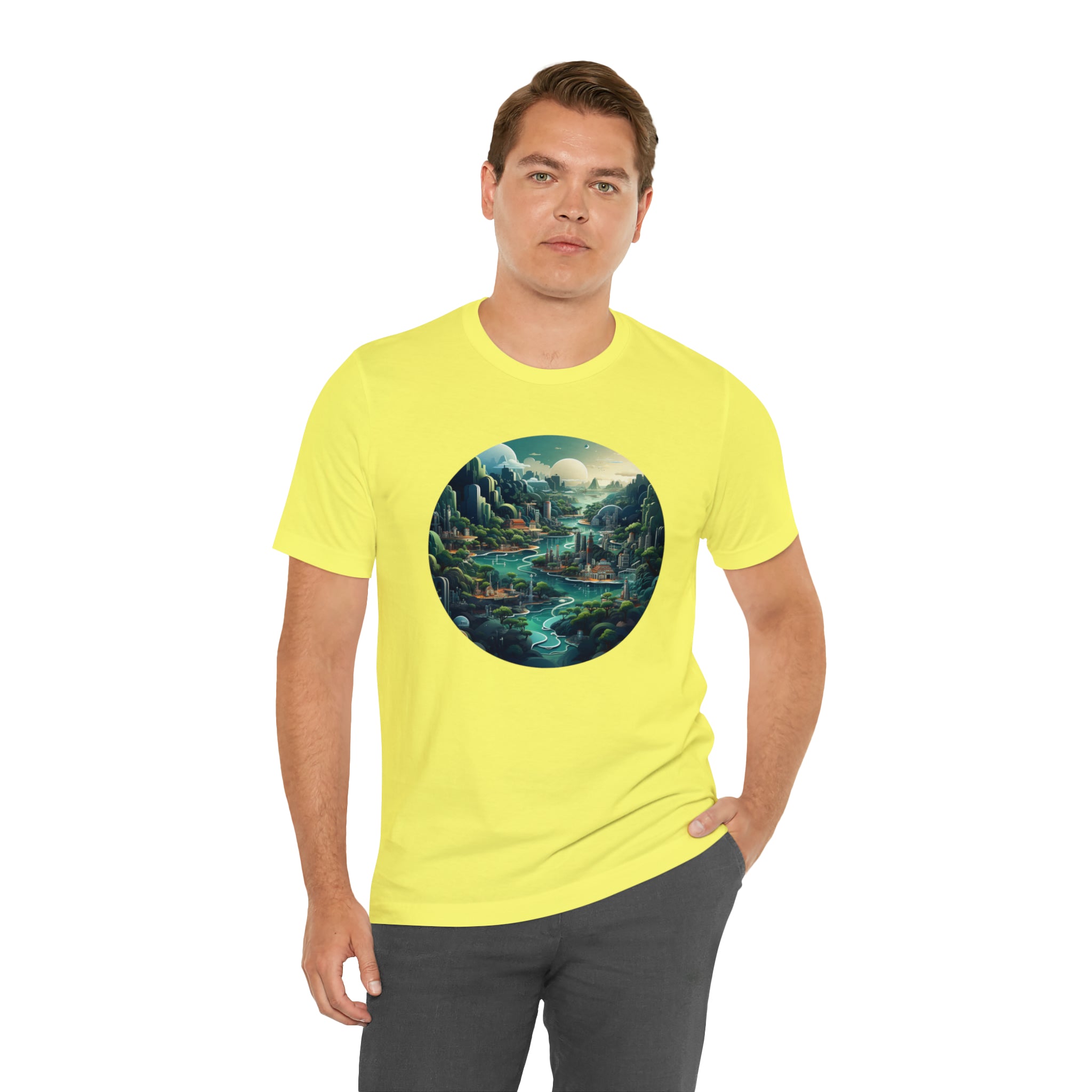 Unisex Jersey Short Sleeve Tee - Isometric Designs 04