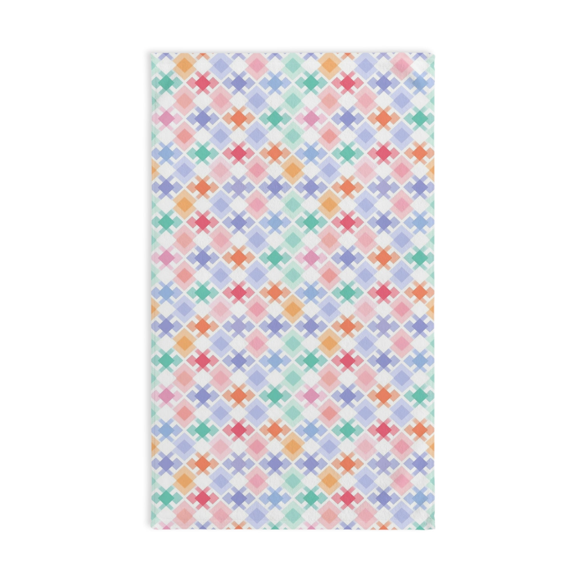 Hand Towel (AOP) - Seamless Minimalistic Pastel Designs 07