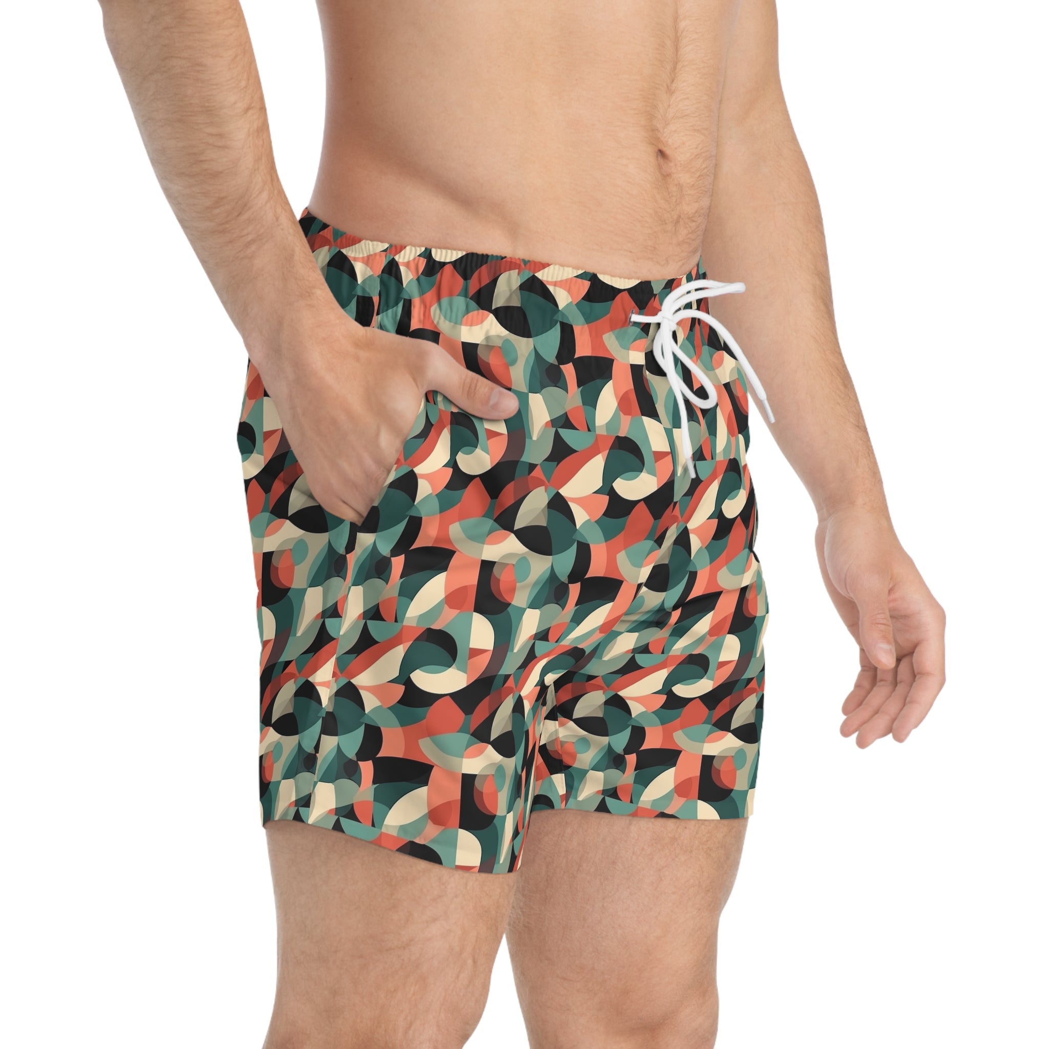 Swim Trunks (AOP) - Seamless Abstract Designs 04