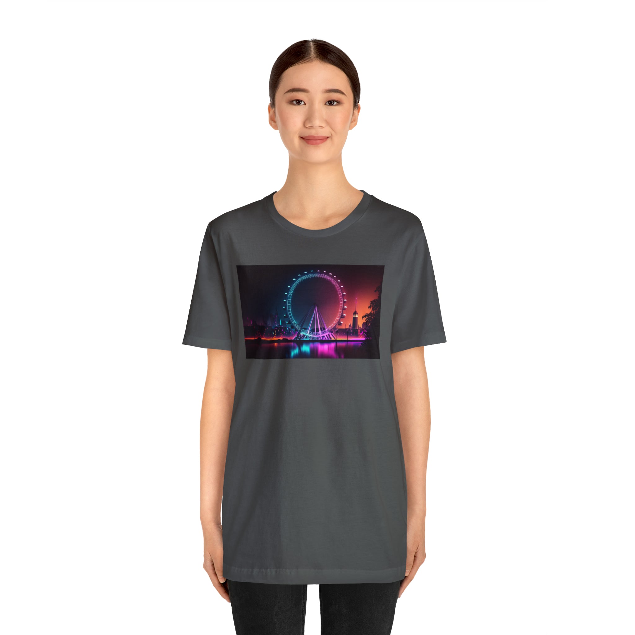 Unisex Jersey Short Sleeve Tee - London Eye, UK