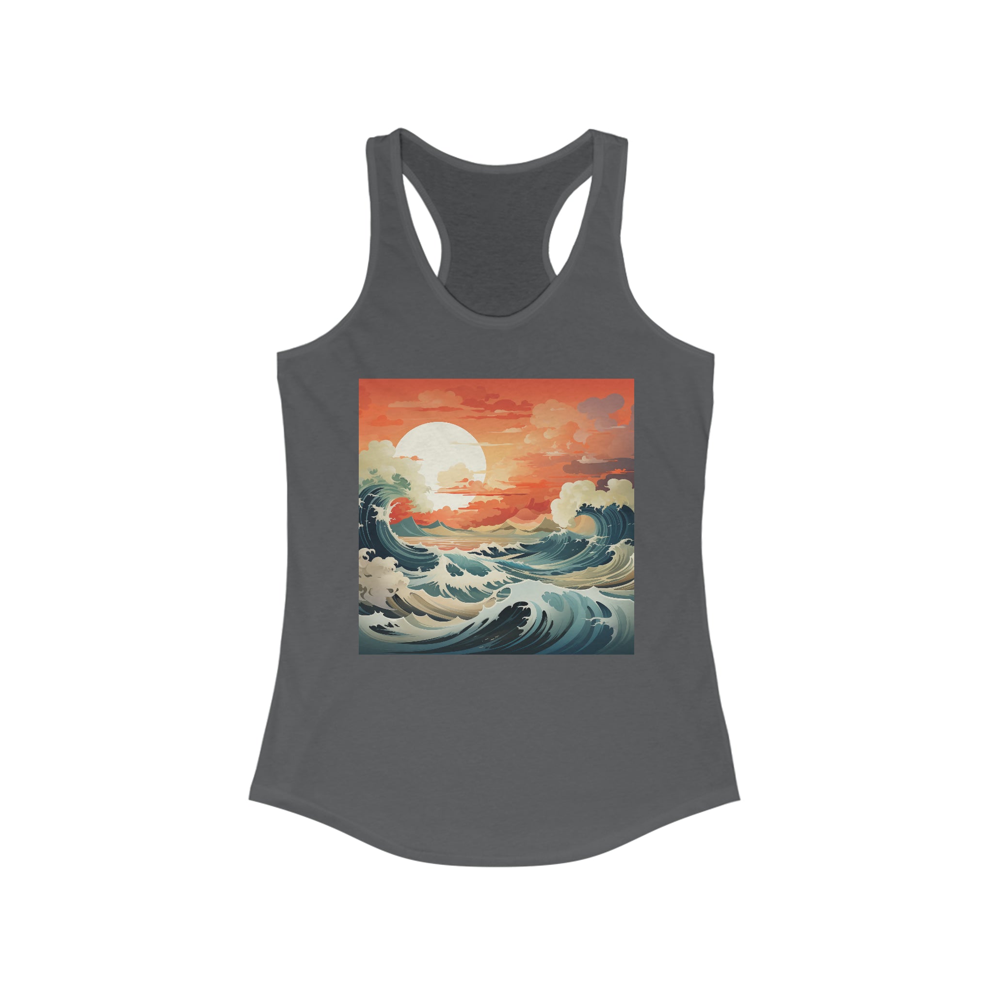 Women's Ideal Racerback Tank - Vector Art Design 12