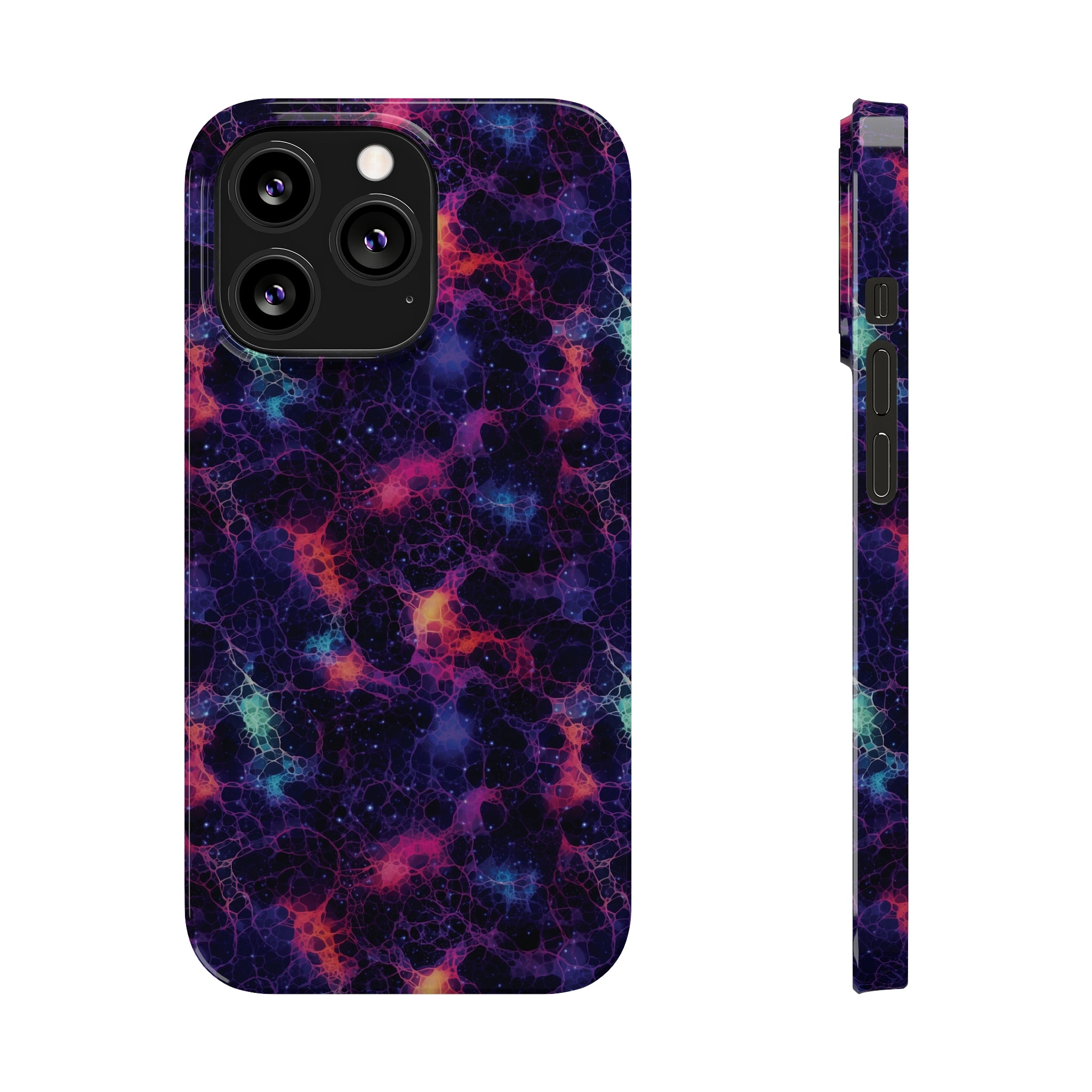 Slim Phone Cases (AOP) - Seamless Fantasy Galaxies 08