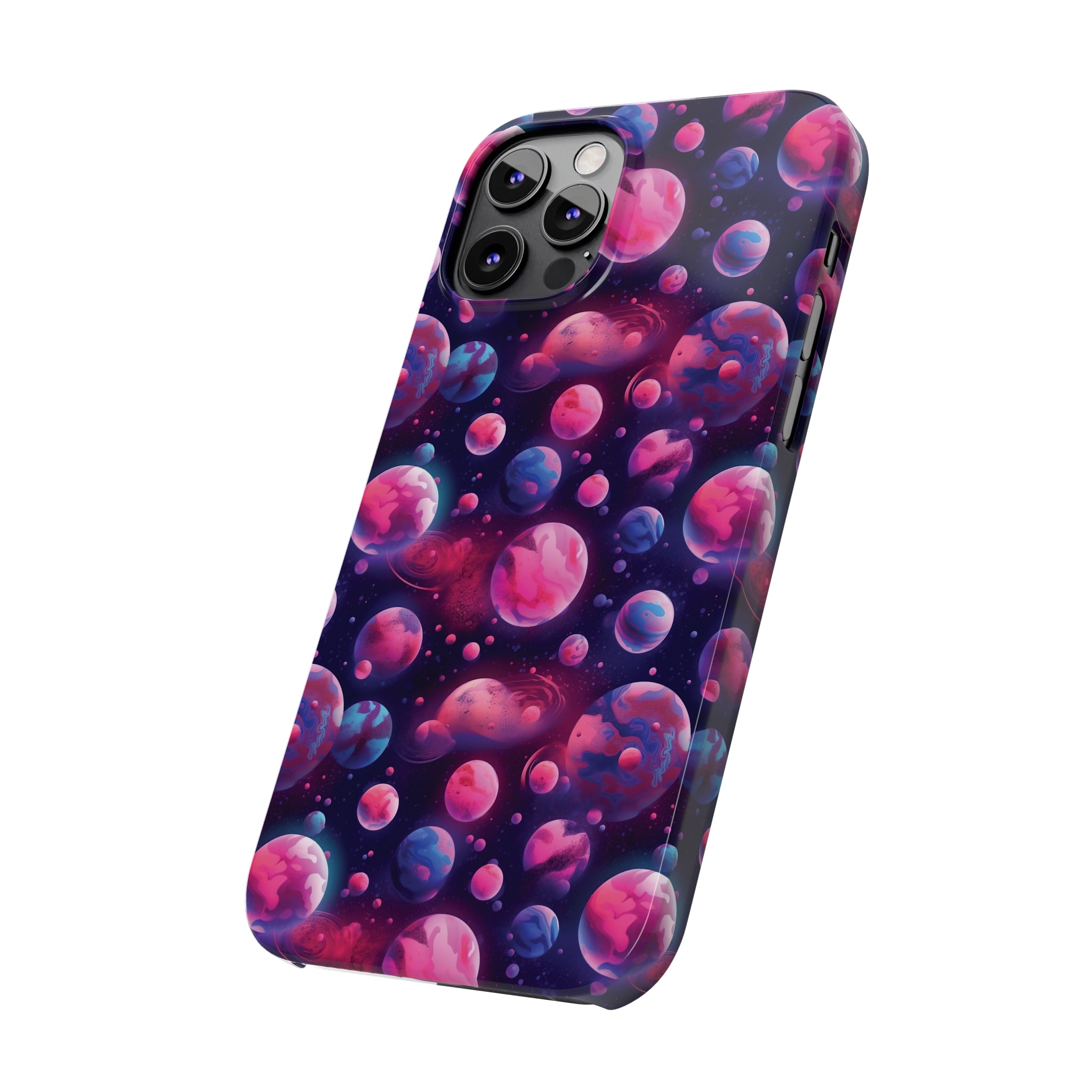 Slim Phone Cases (AOP) - Seamless Fantasy Galaxies 09