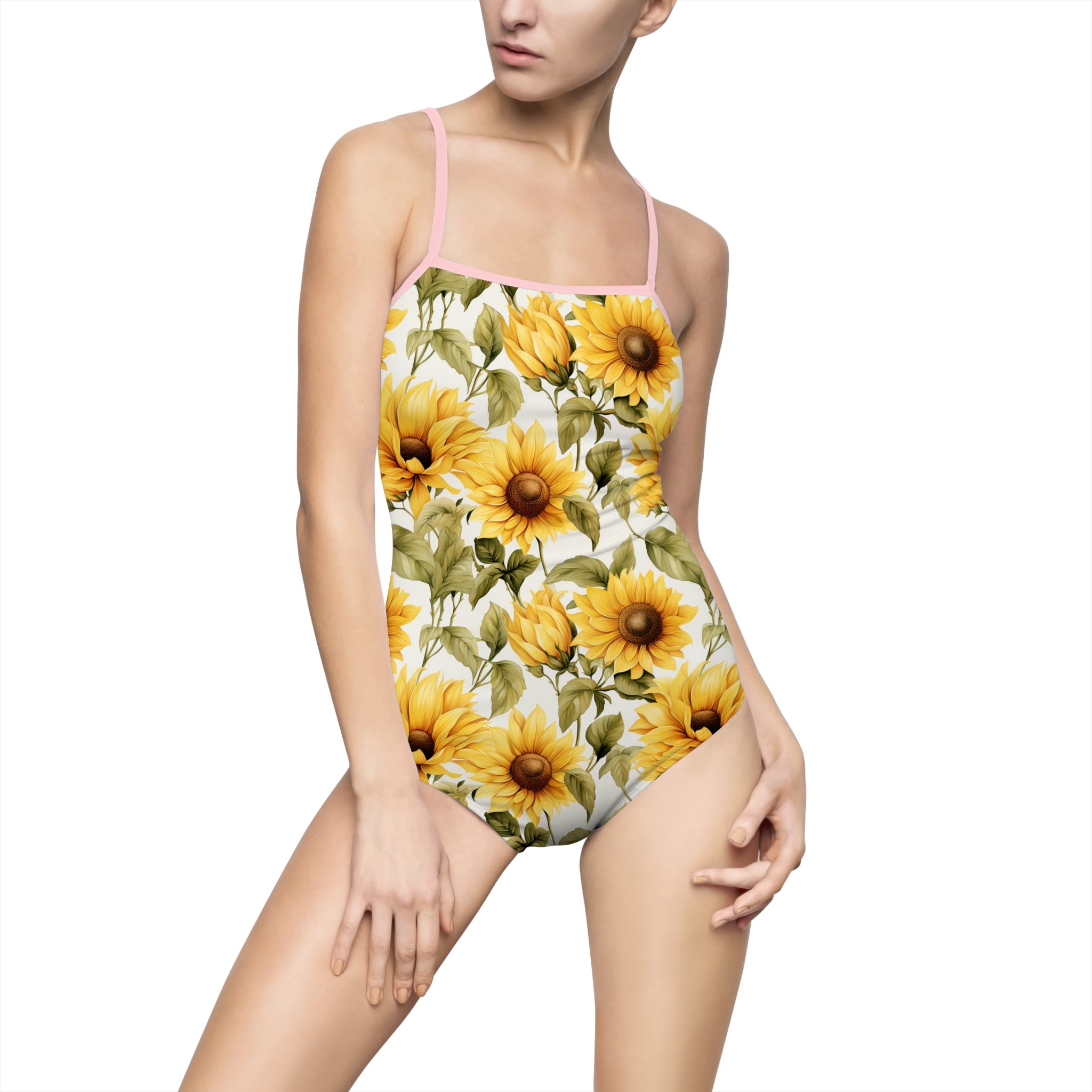 Women's One-piece Swimsuit (AOP) - Vibrant Designs 05