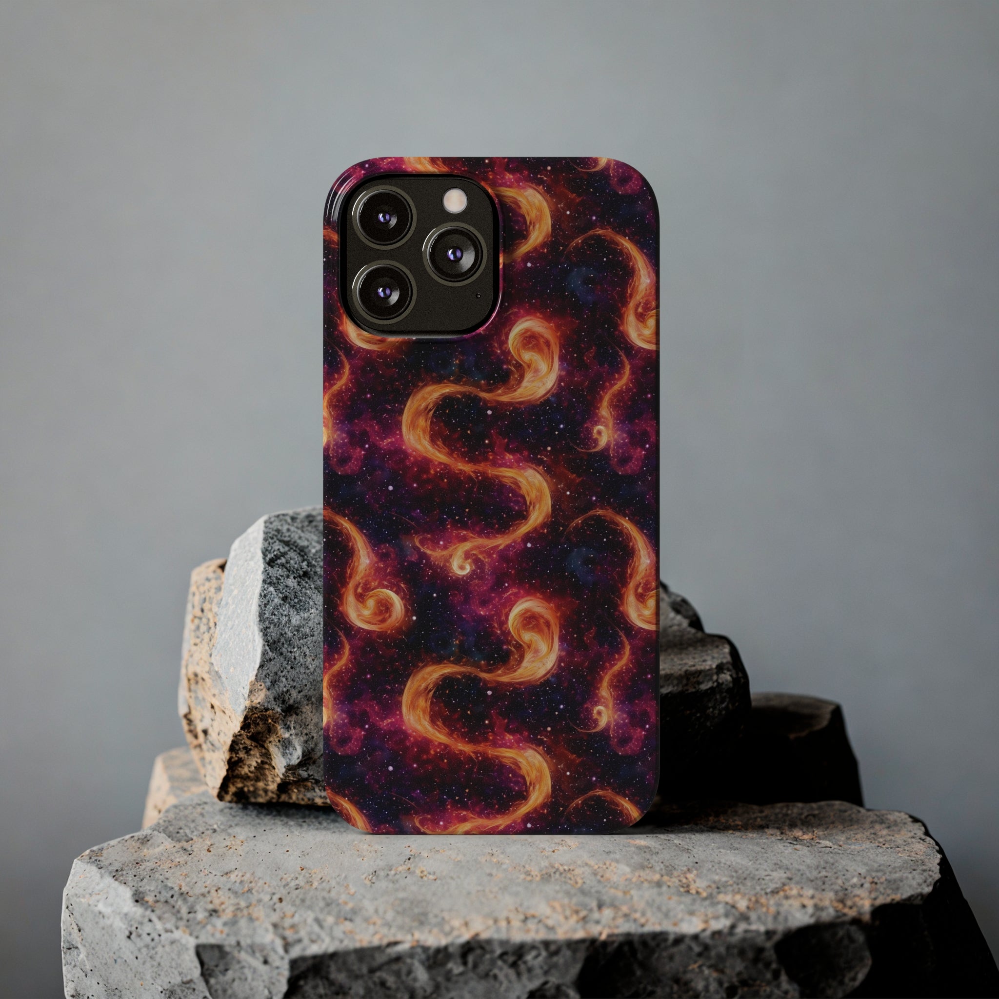 Slim Phone Cases (AOP) - Seamless Fantasy Galaxies 03