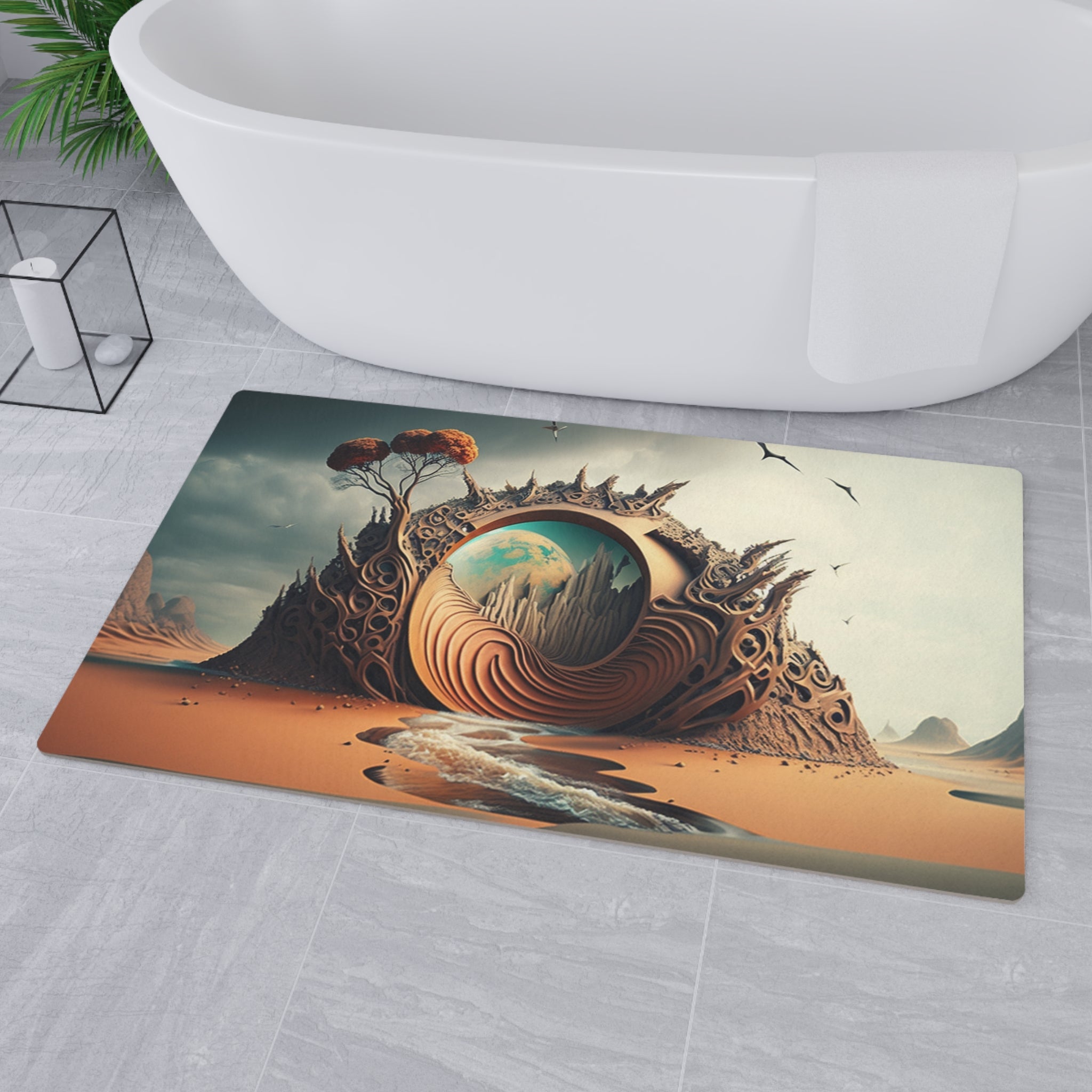 Floor Mat - Surrealist Digital Designs 01