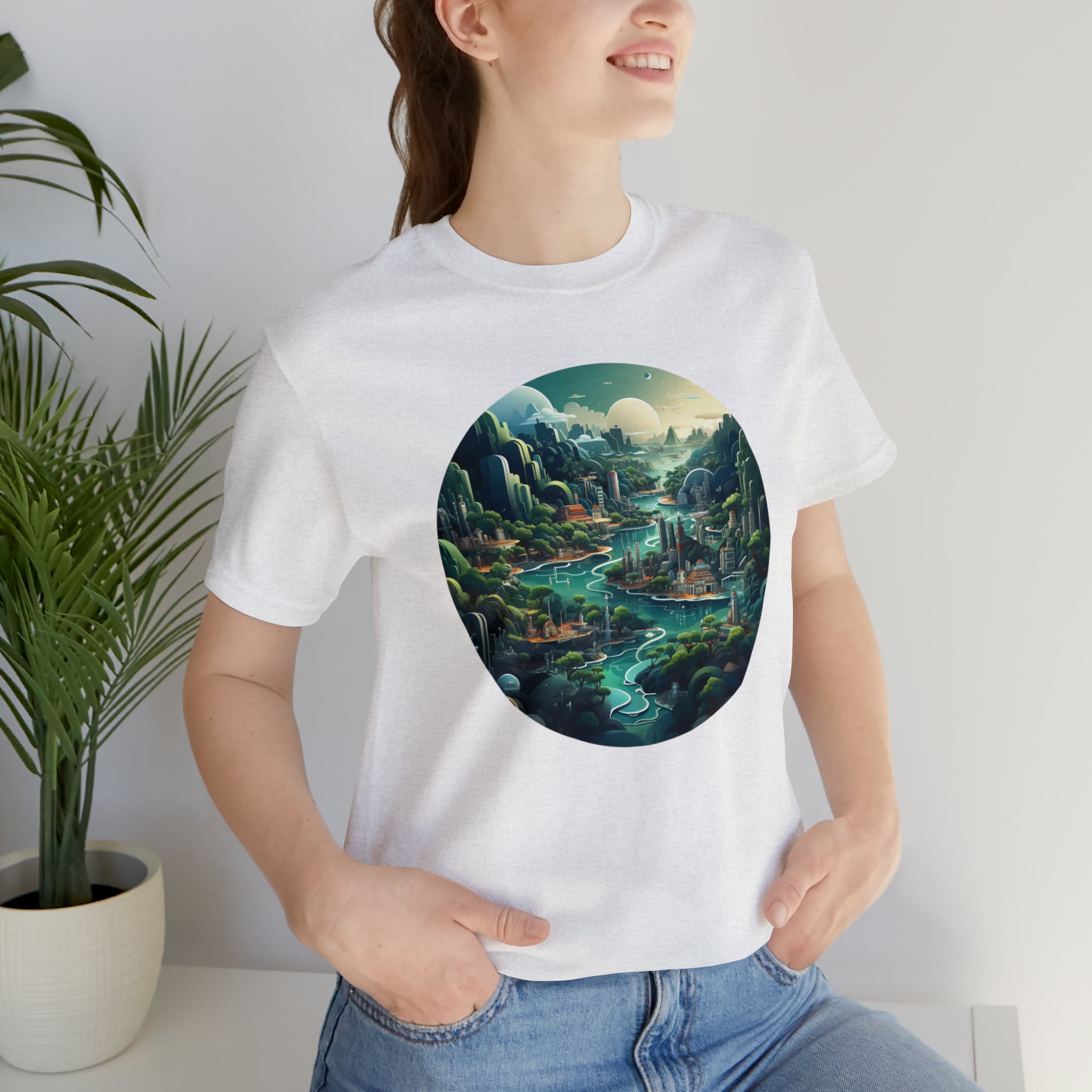 Unisex Jersey Short Sleeve Tee - Isometric Designs 04