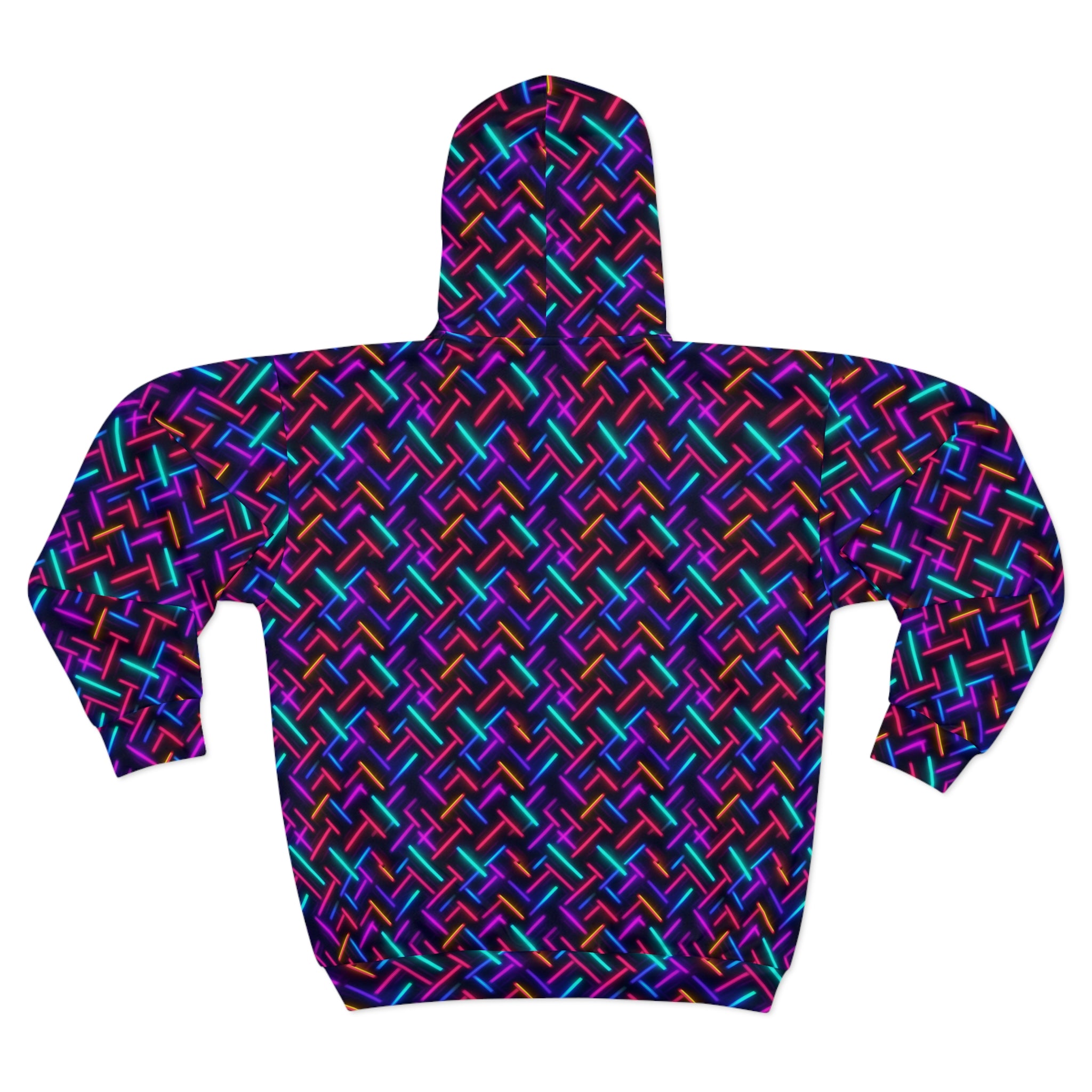 Unisex Zip Hoodie (AOP) - Vibrant Designs 08