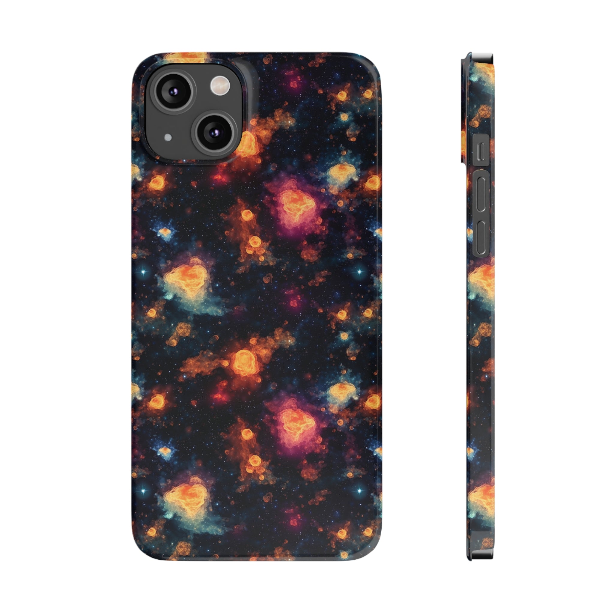 Slim Phone Cases (AOP) - Seamless Fantasy Galaxies 07