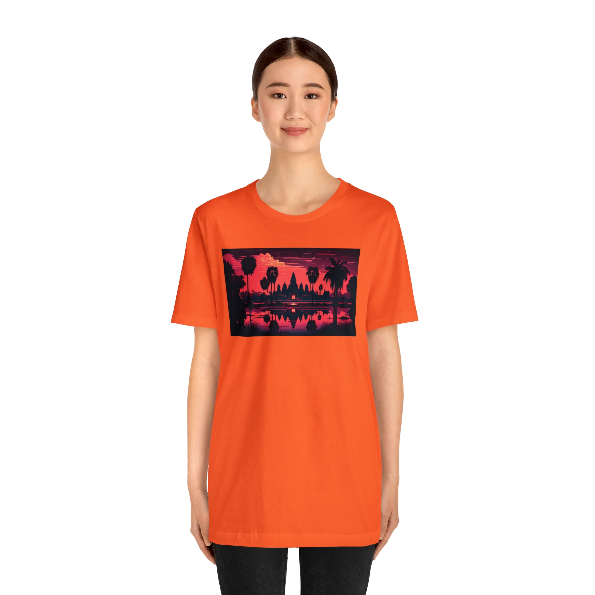 Unisex Jersey Short Sleeve Tee - Angkor Wat, Cambodia