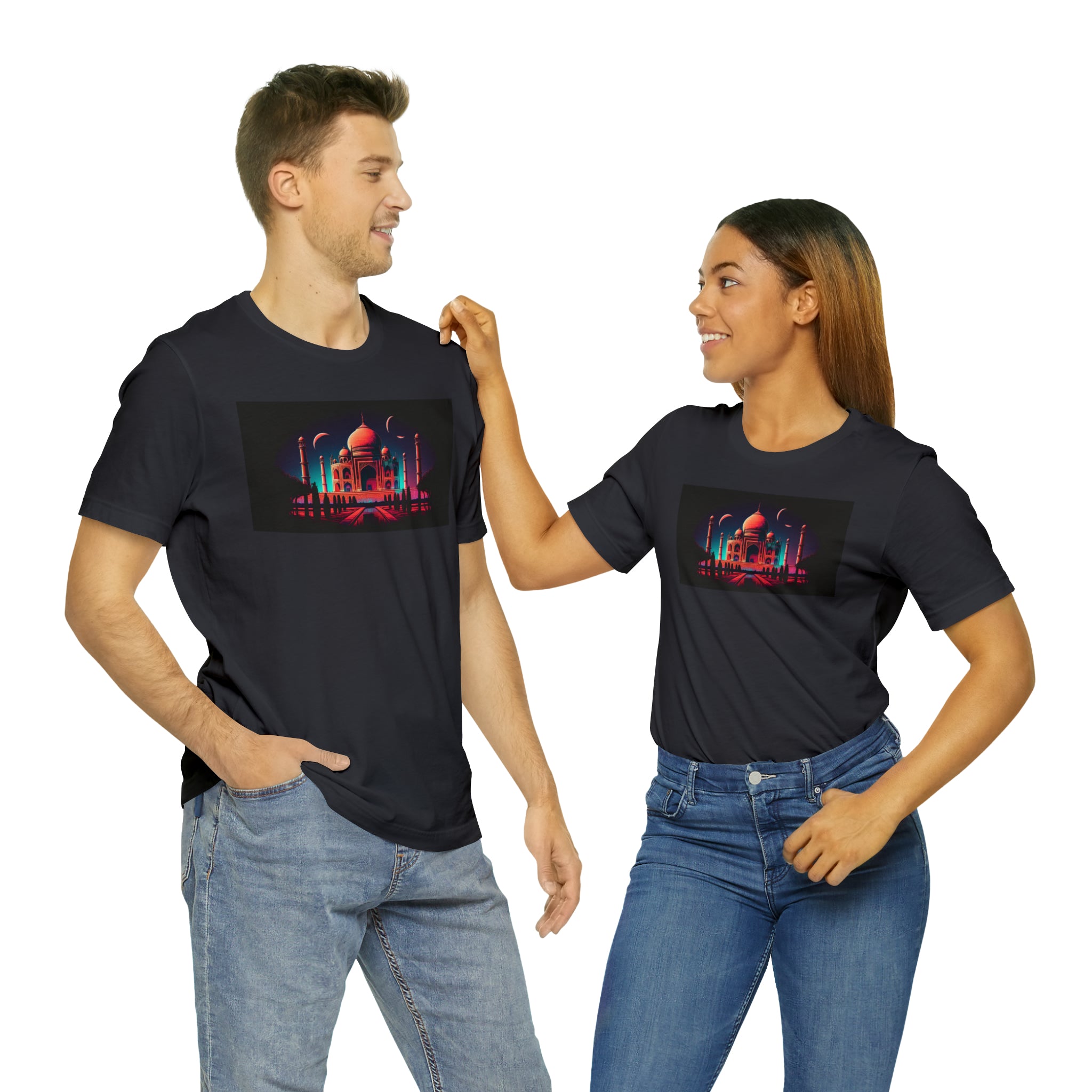 Unisex Jersey Short Sleeve Tee - Taj Mahal, Agra, India