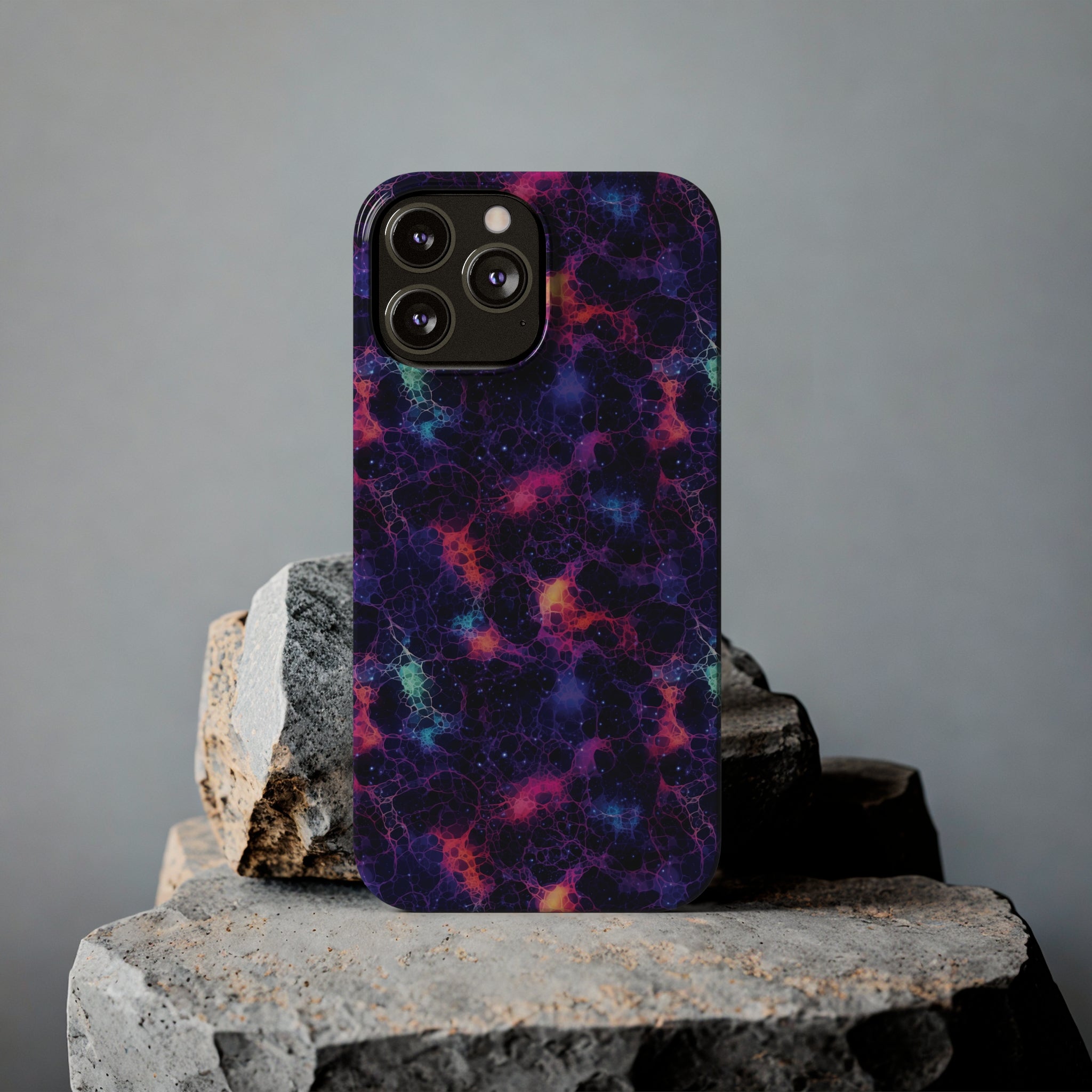 Slim Phone Cases (AOP) - Seamless Fantasy Galaxies 08